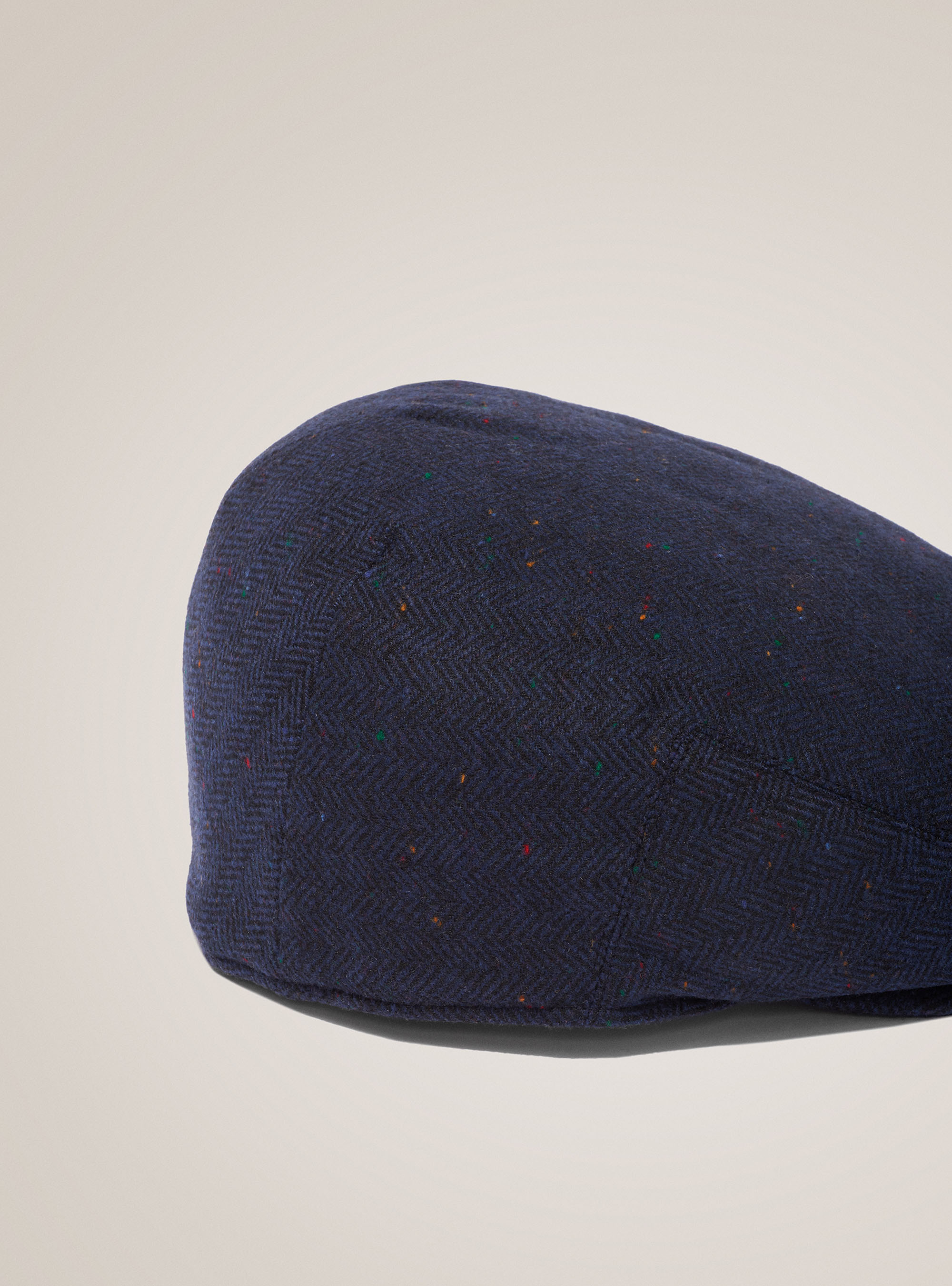 Flat cap, NAVY BLUE