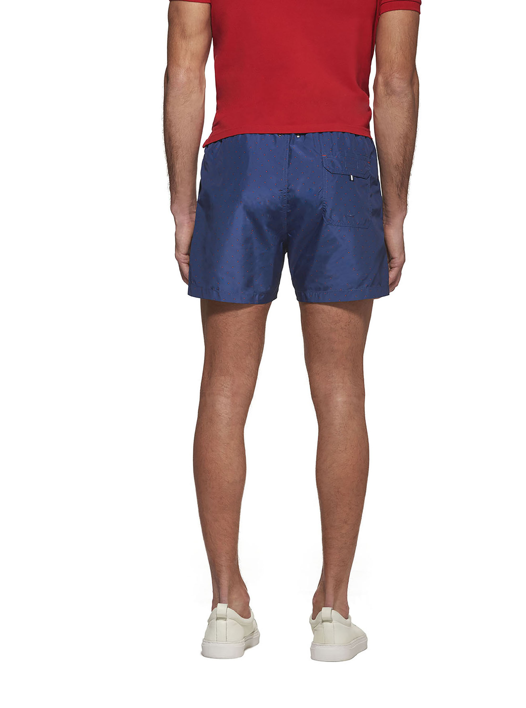 Costume fantasia pois, AZUL MARINO/ROJO