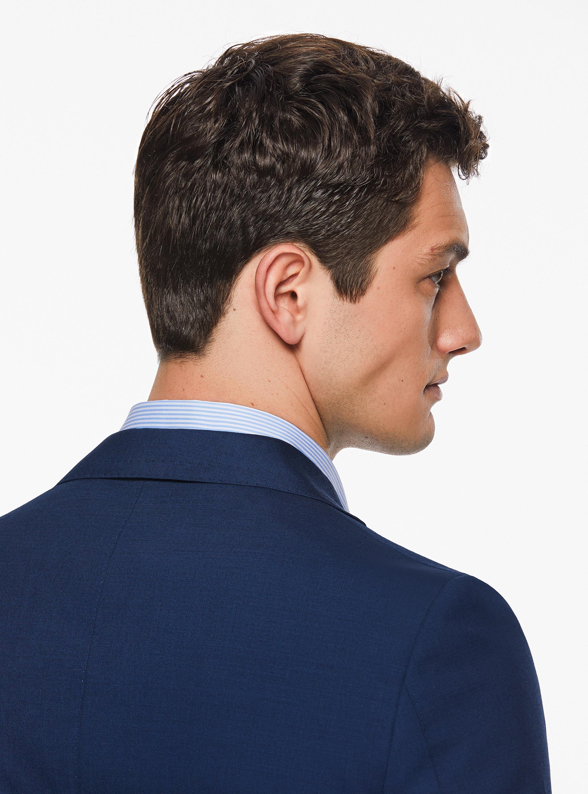 Giacca in pura lana superfine 120, BLU