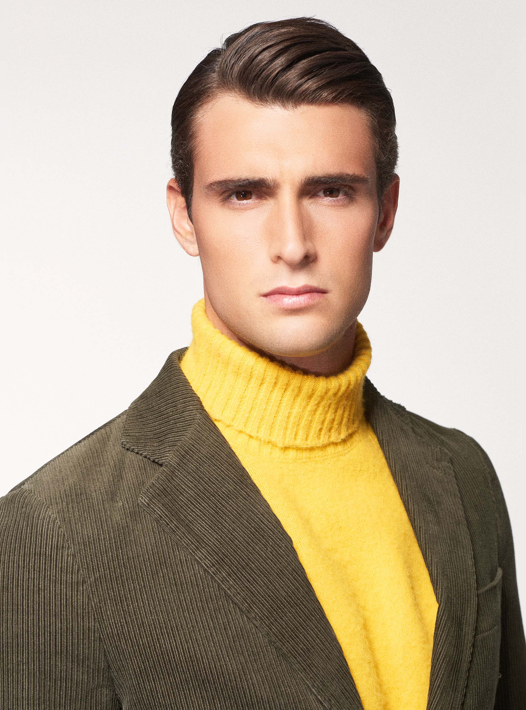 Giacca in velluto a coste di cotone, VERDE