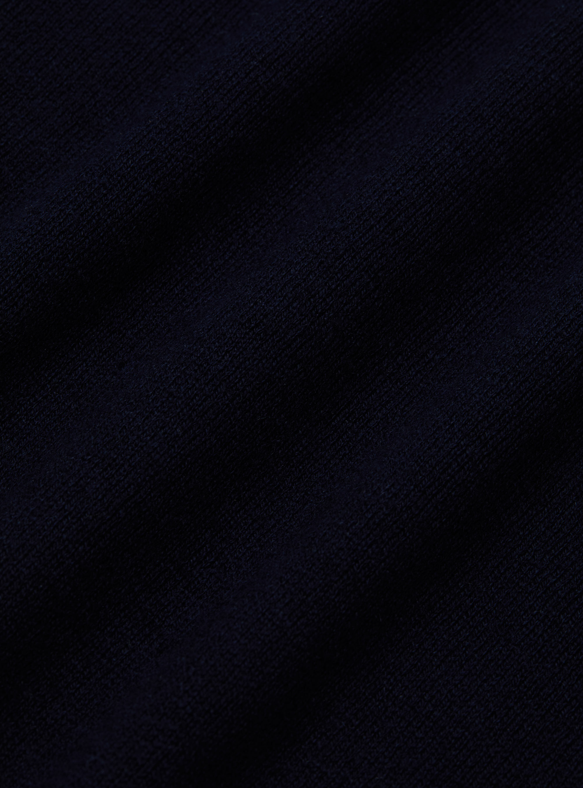 Cuello alto de seda y cachemira de algodón, AZUL MARINO