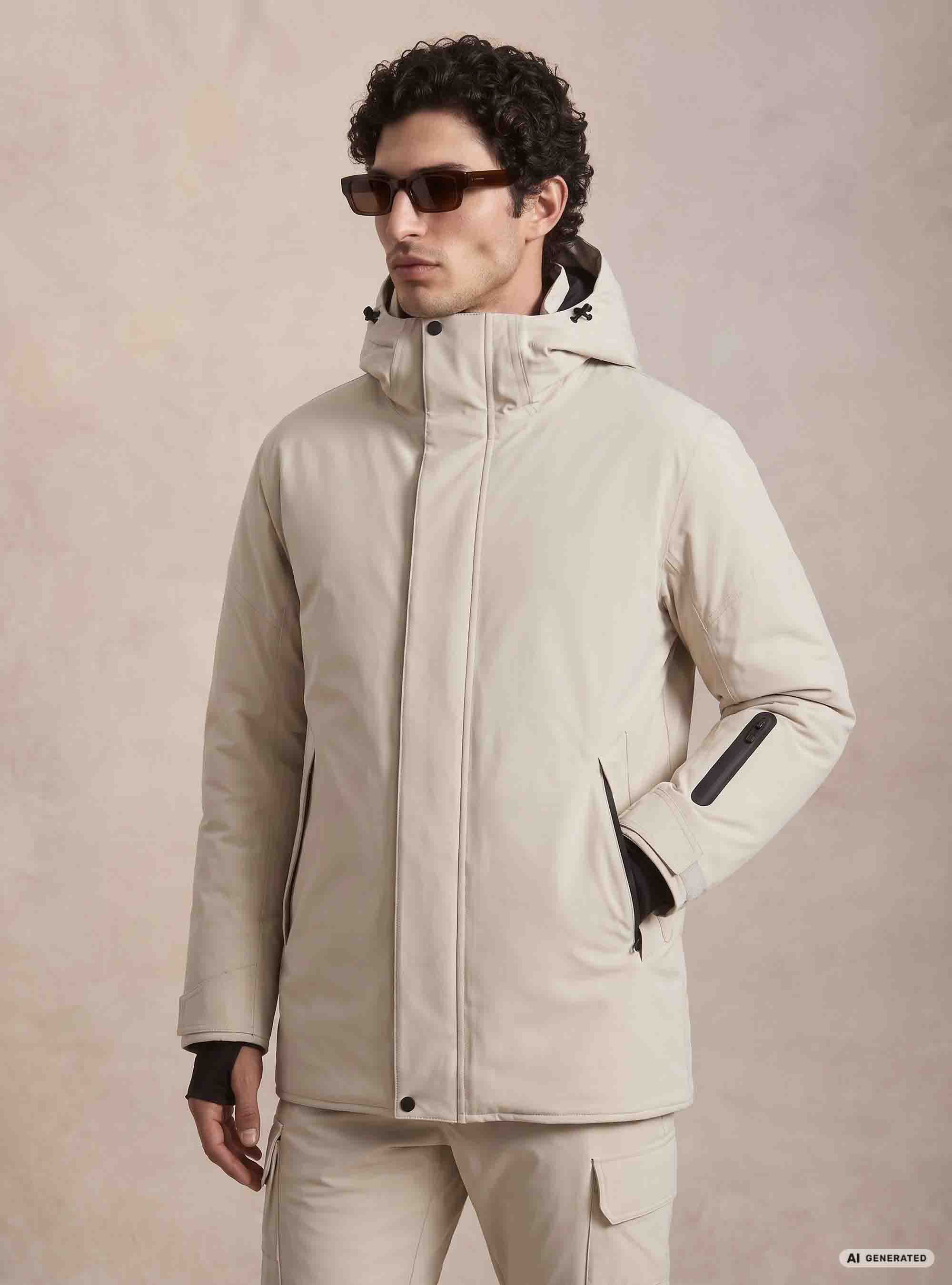 Skijacke mit Kapuze, PANNA 0098C