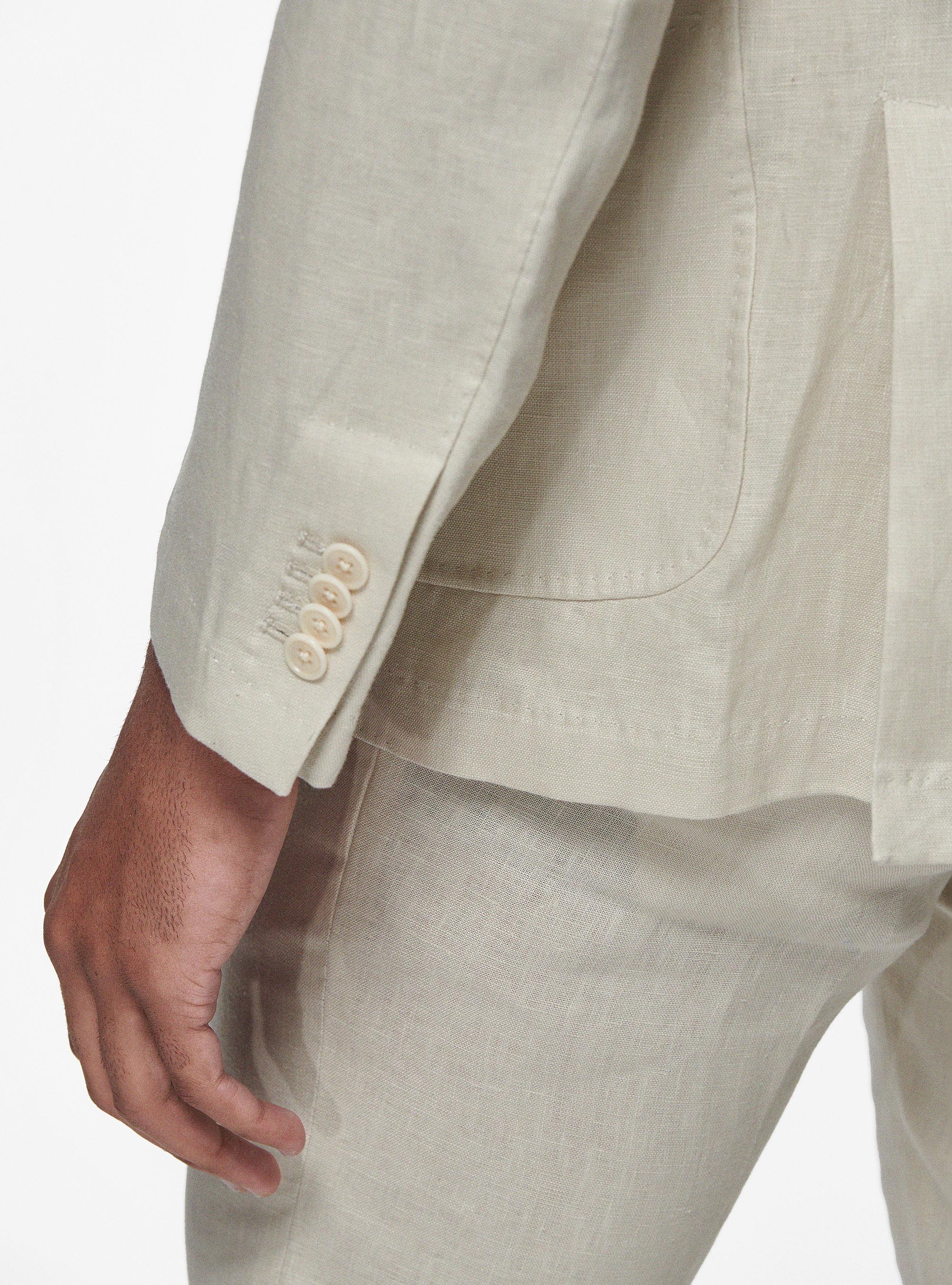 Veste en pur lin, &Atilde; CRU