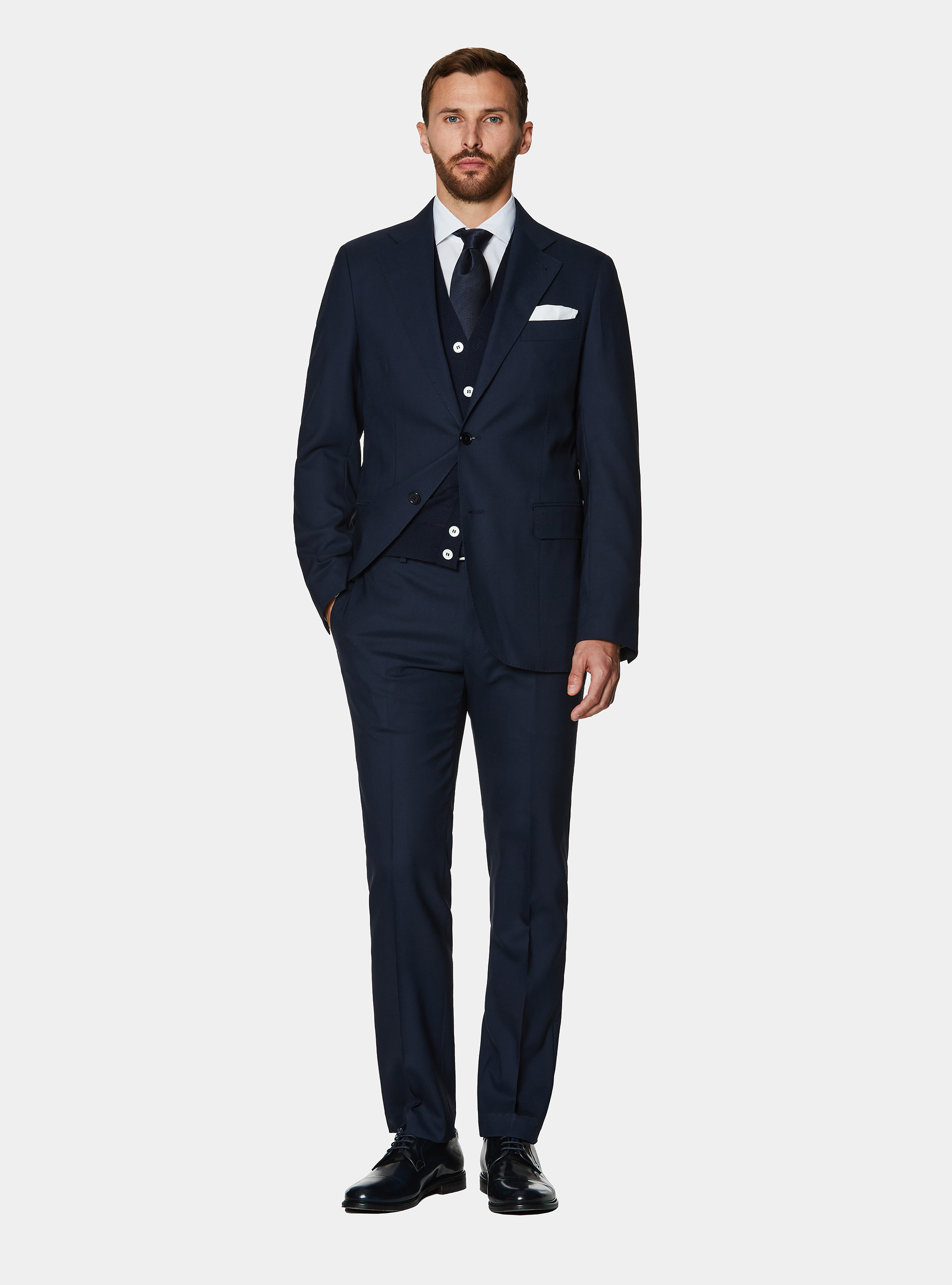 Vitale Barberis Canonico pure wool suit blazer, MULTICOLOR