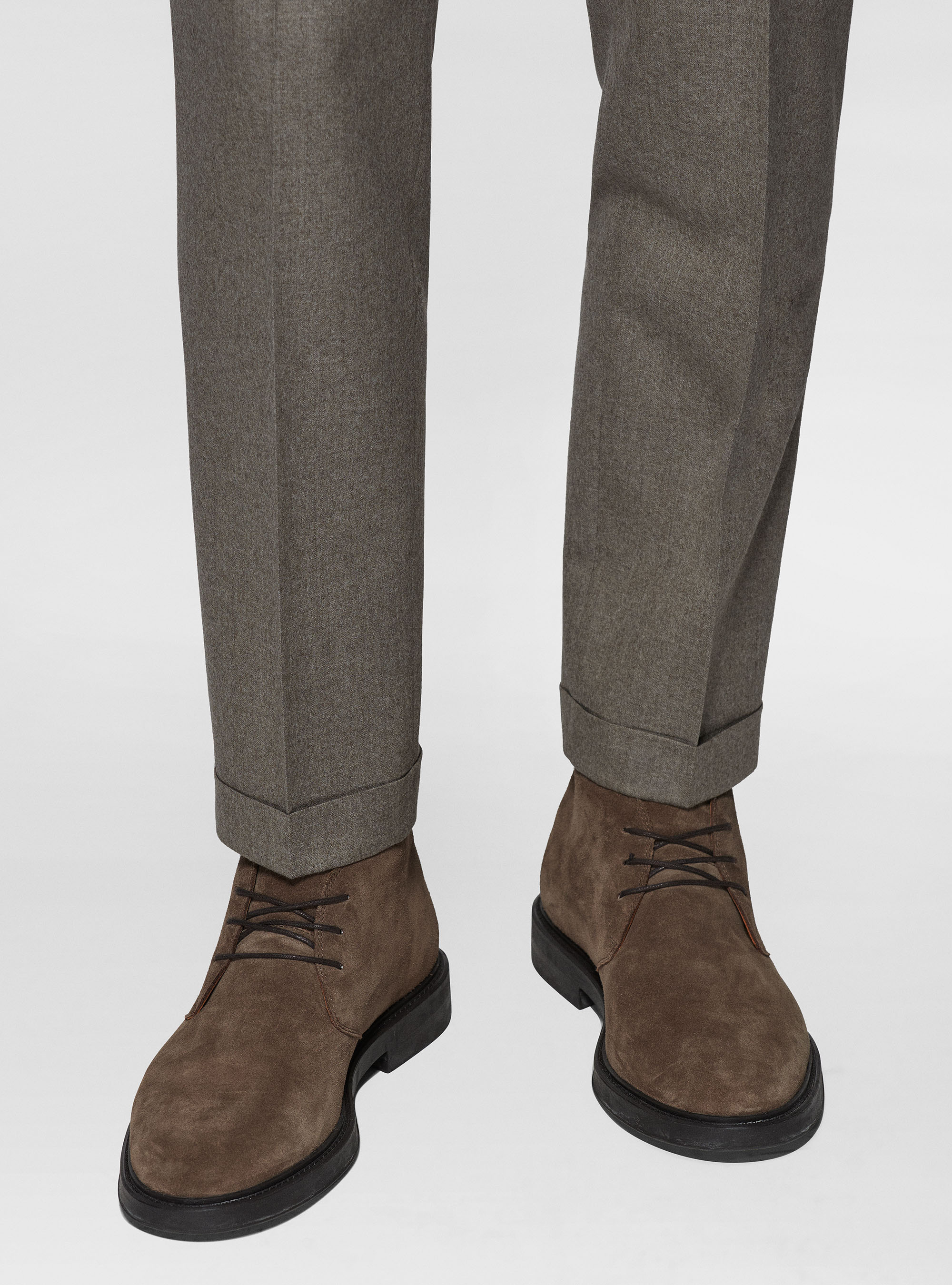 Pantaloni con coulisse in flanella Vitale Barberis Canonico, SABBIA