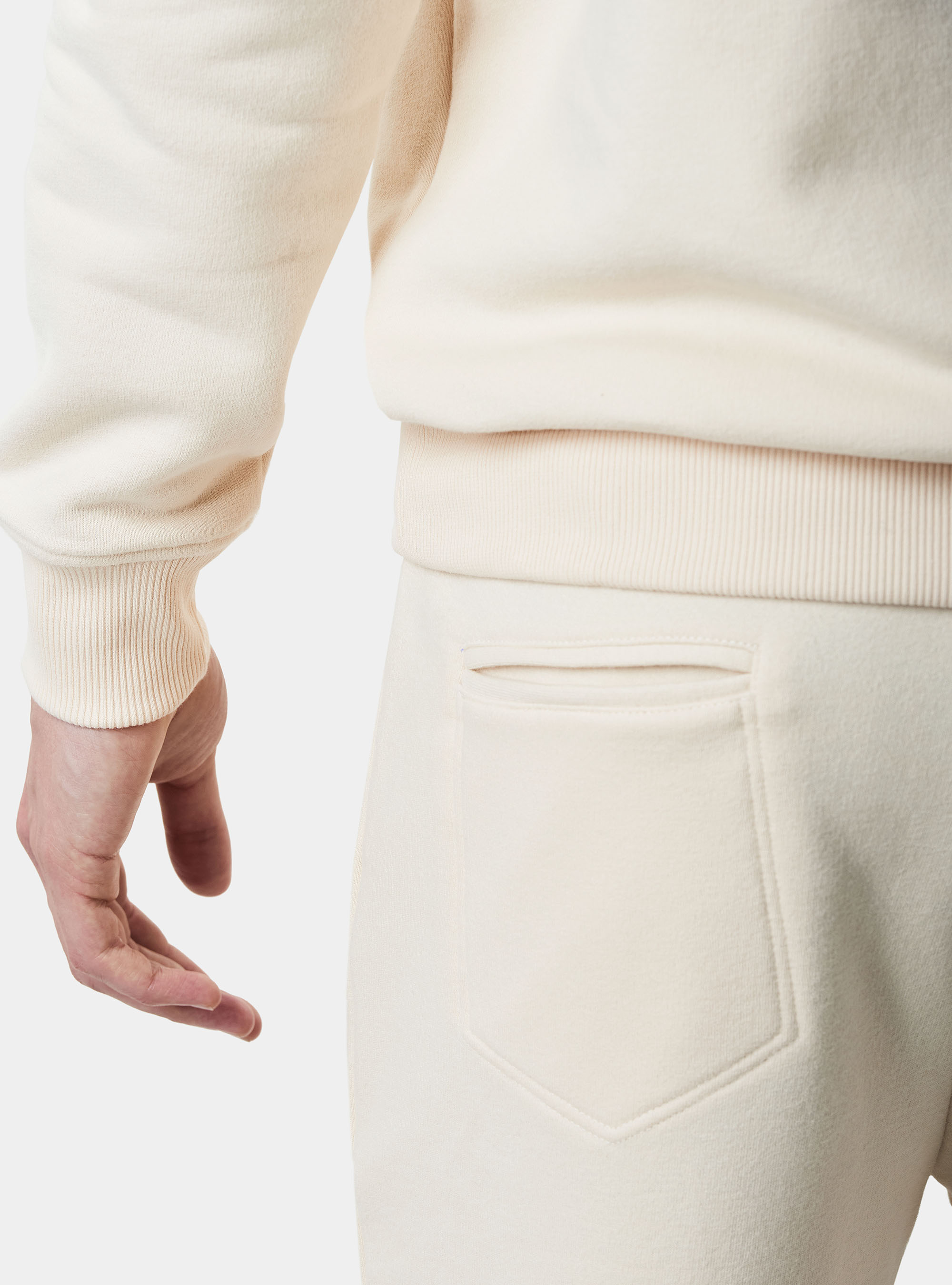 Pantalones de sudadera de mezcla de algod&oacute;n, NATA