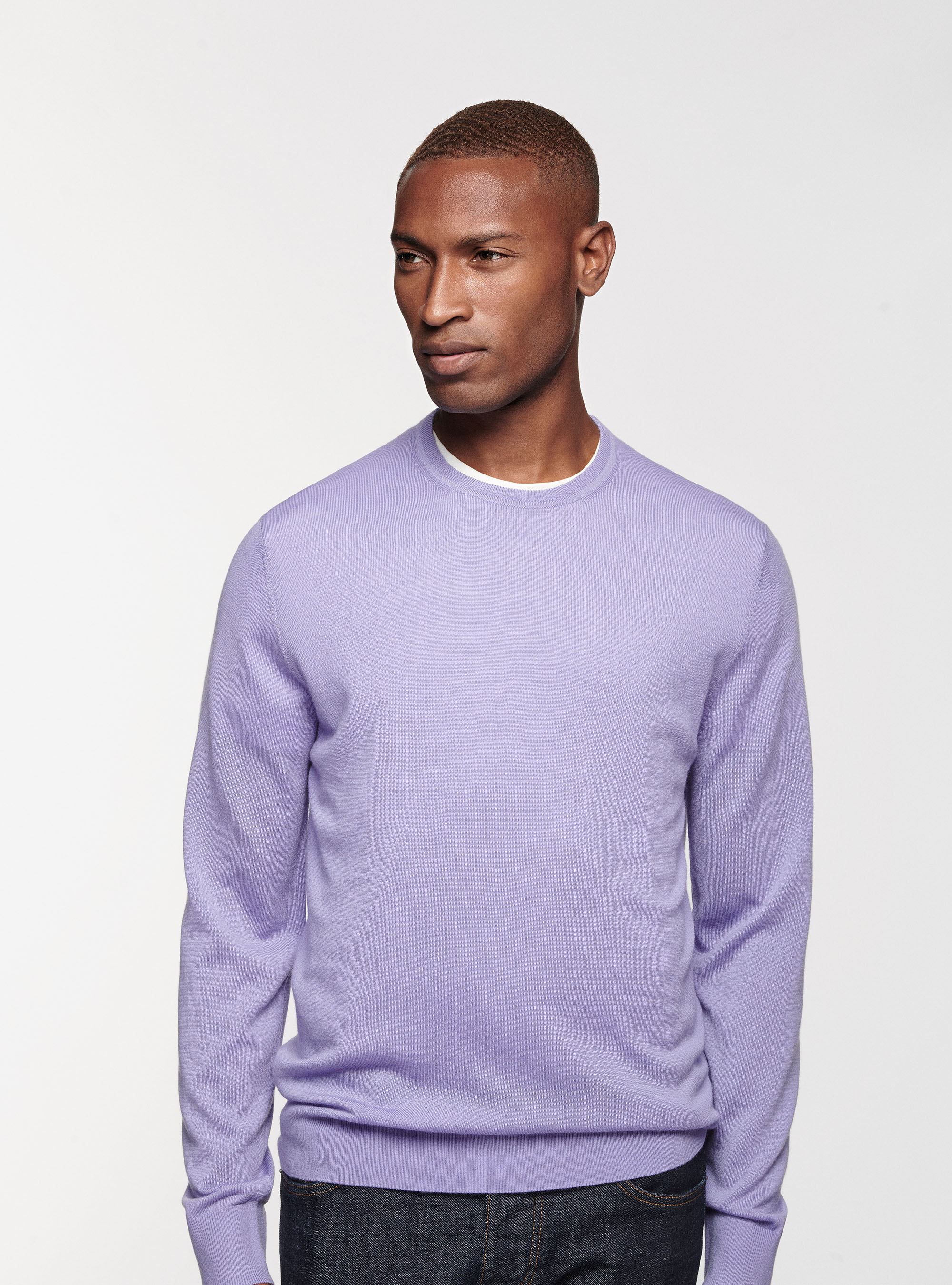 Ultra-fine Merino Wool Crewneck