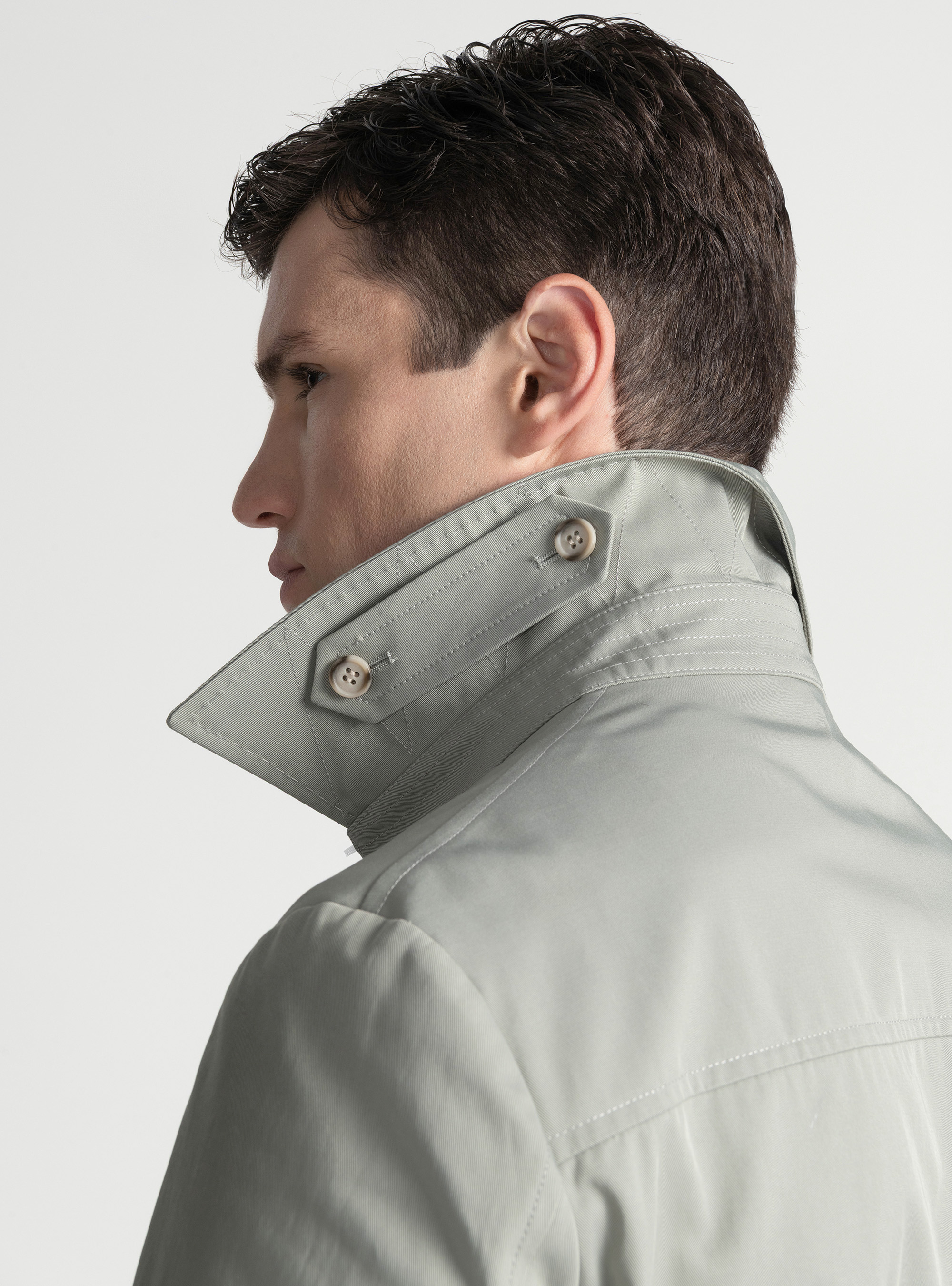 Trench de sarga de algodón, SALVIA 0602C