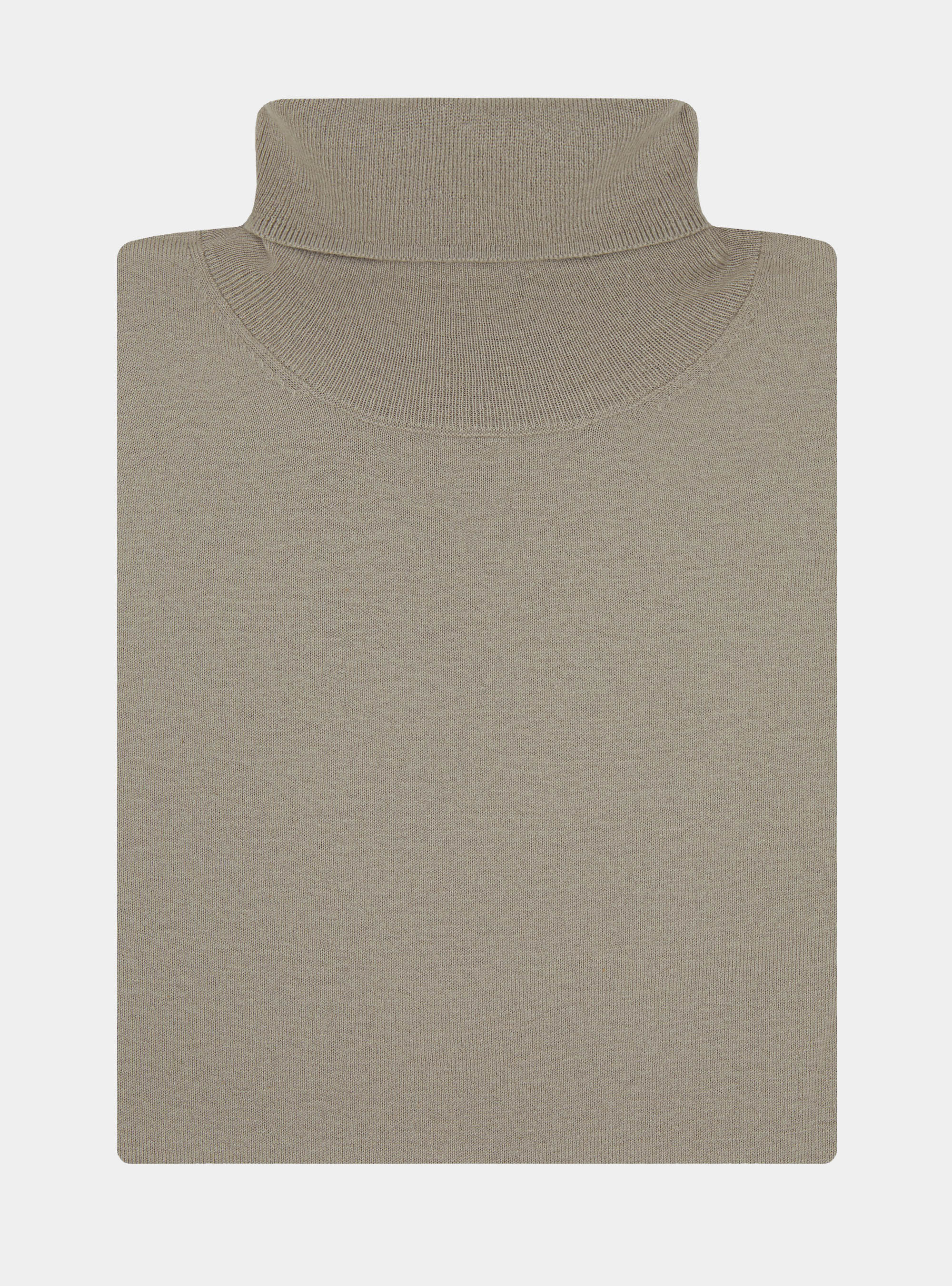 Dolcevita in cotone seta e cashmere, SABBIA