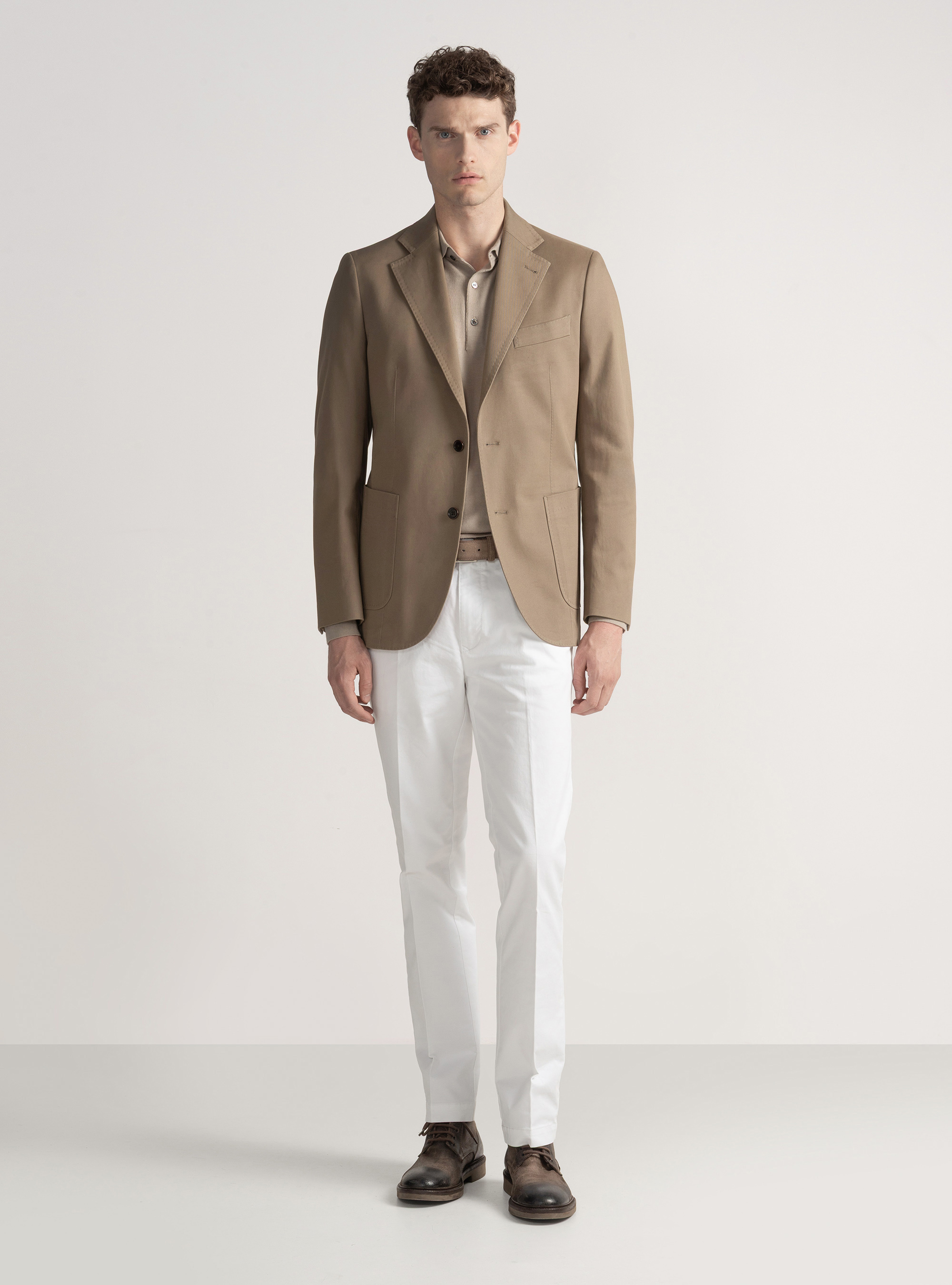 Brushed cotton blazer, FANGO 0568C