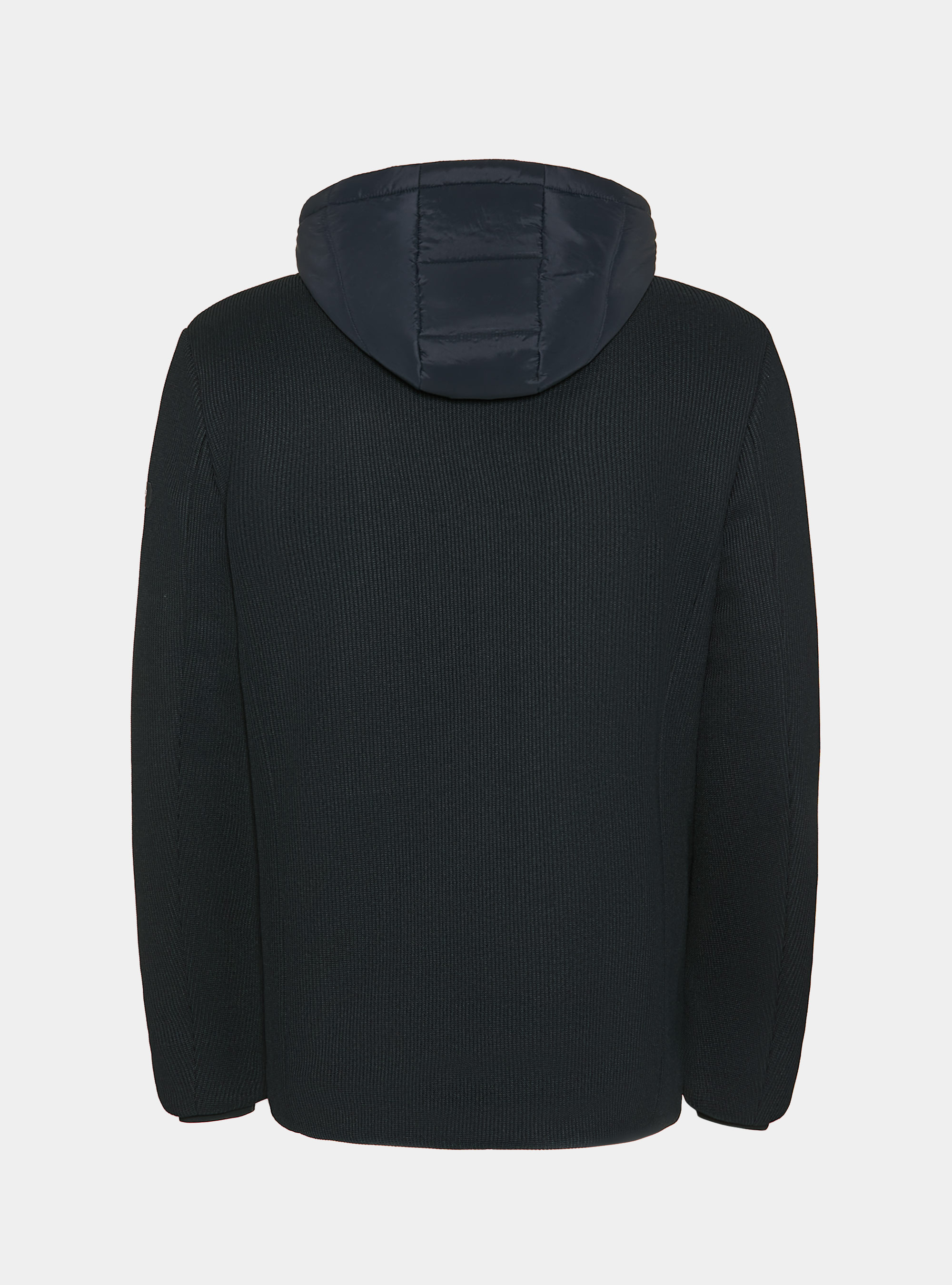 Giubbino tecnico con pettorina e cappuccio reversibile, BLU NAVY