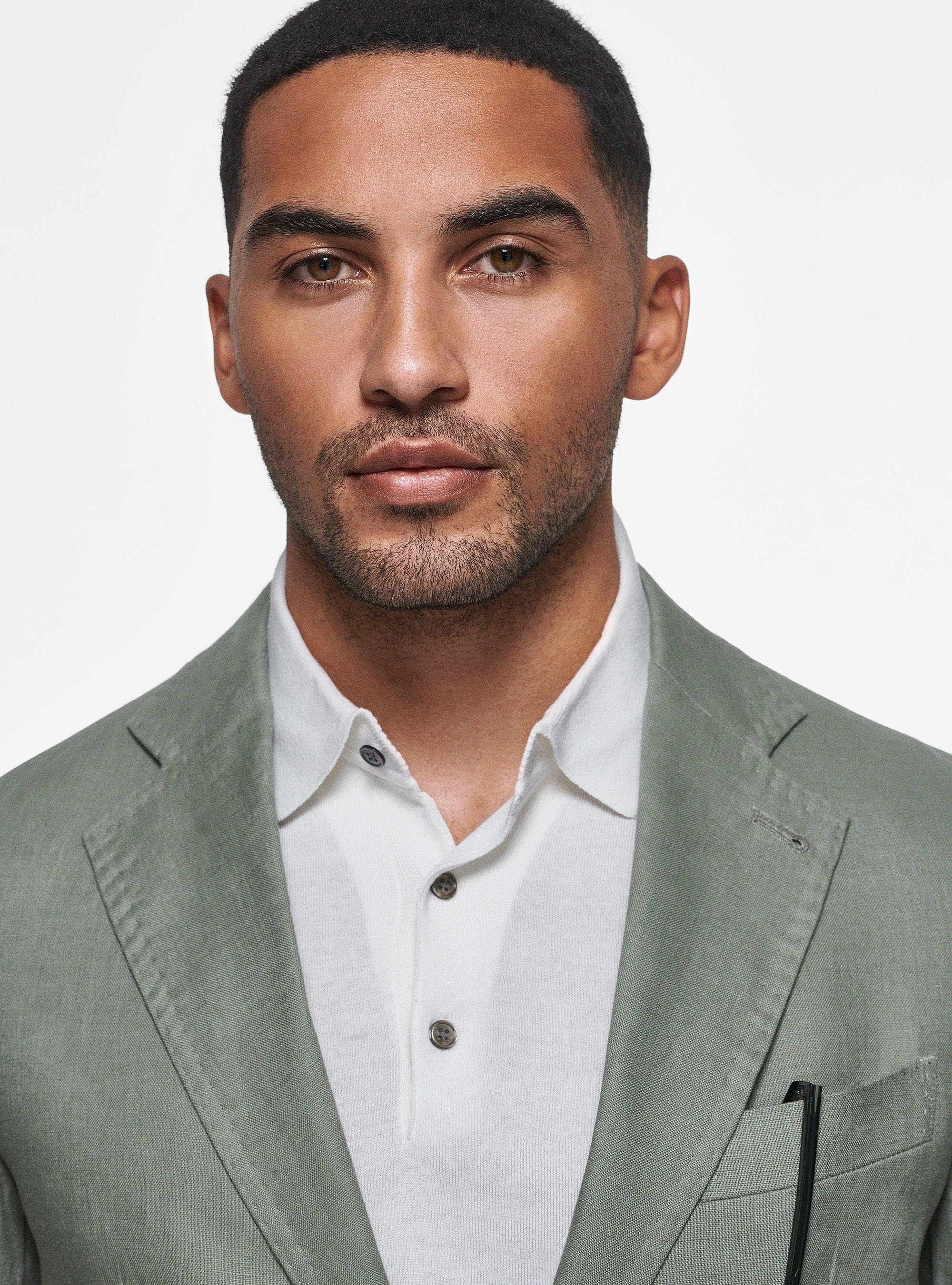 Pure linen blazer, SALVIA 0602C