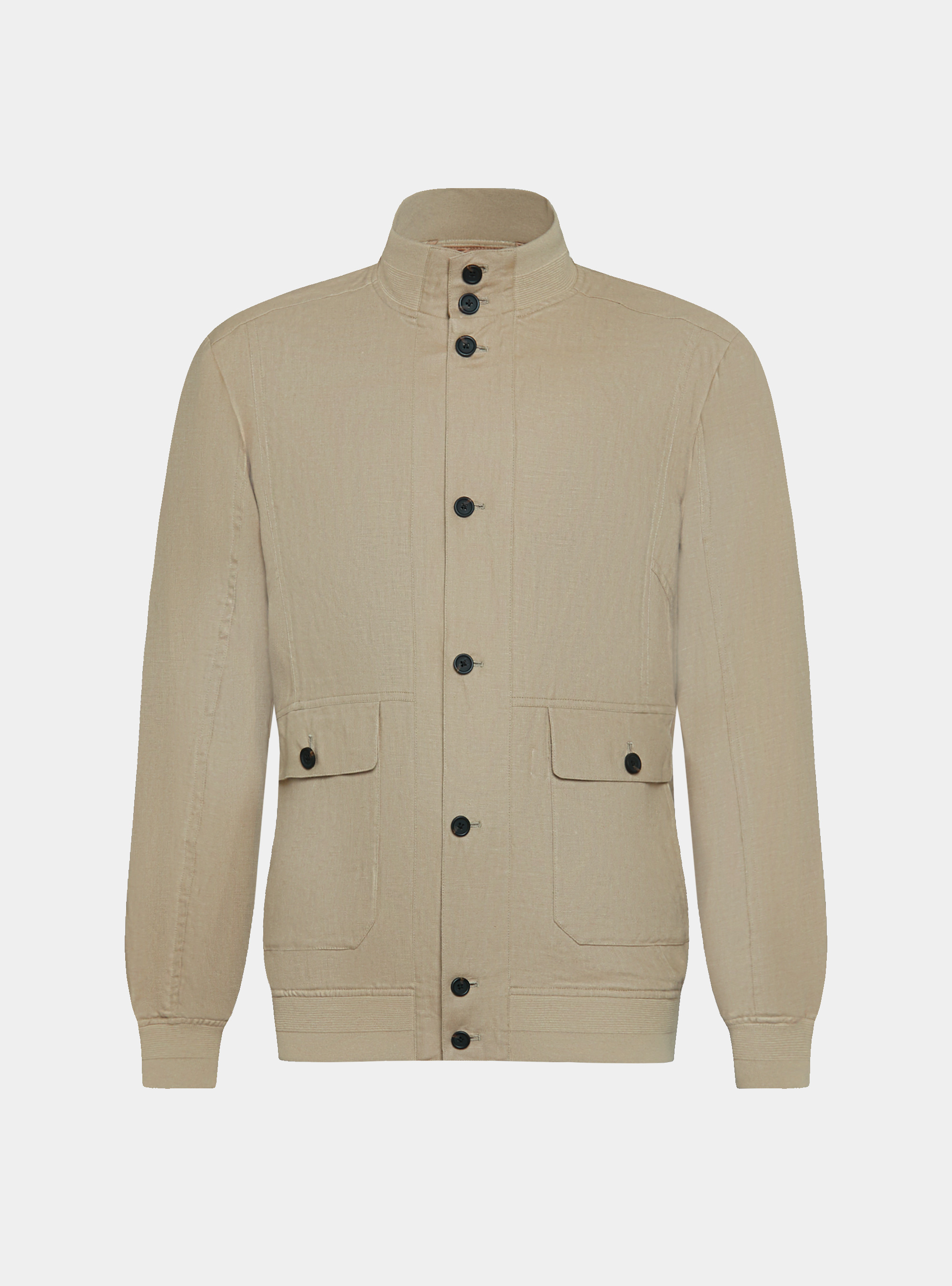 Pure linen bomber jacket, MUD