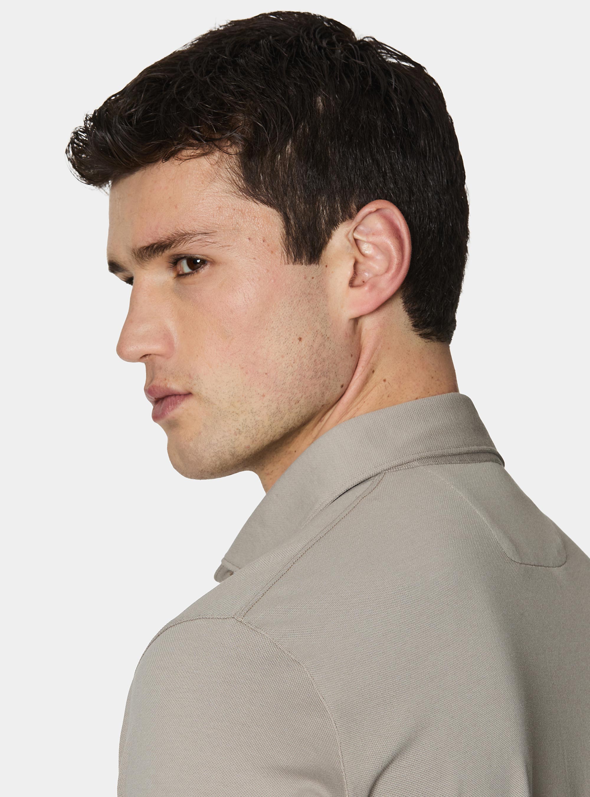 GT01 stretch pique polo shirt, SABBIA 0591C