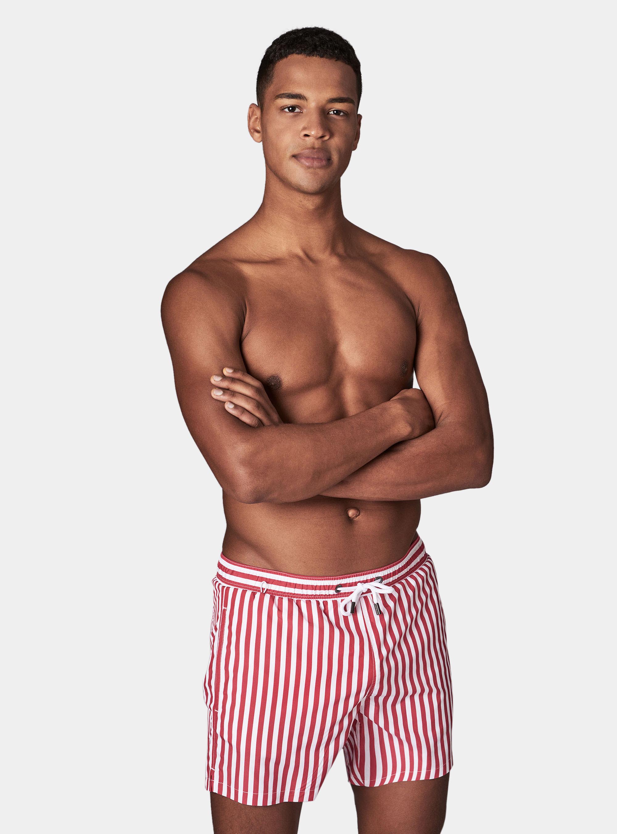 Costume a righe, ROSSO
