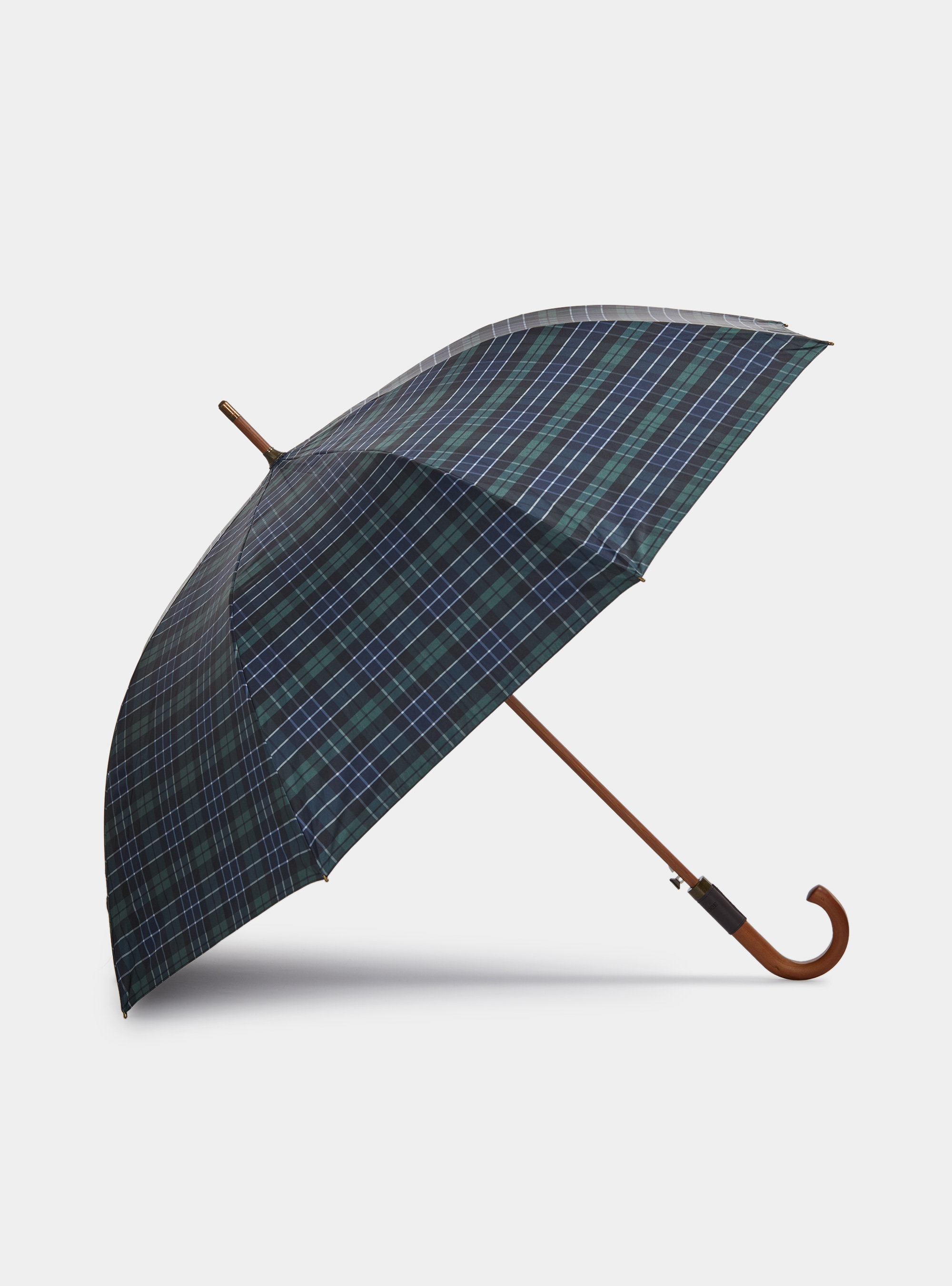 Ombrello fantasia a quadri, BLU