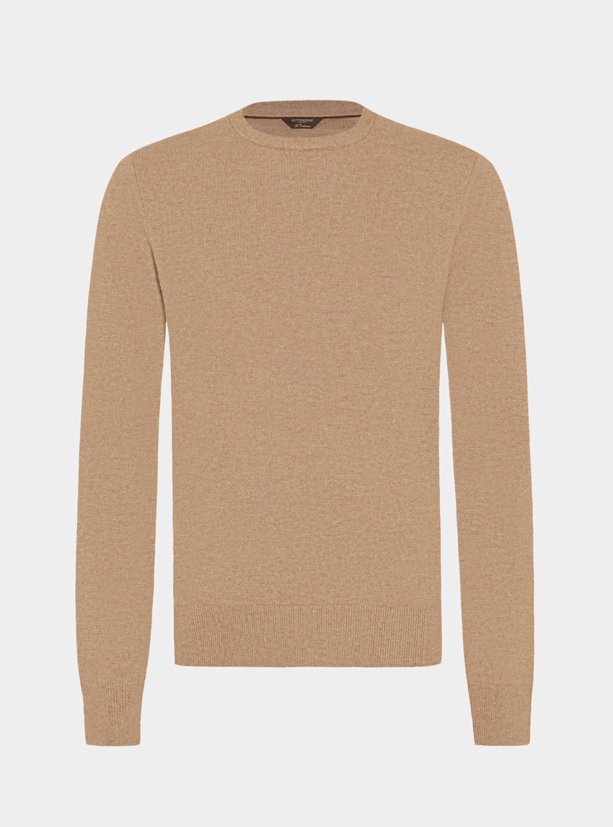 Trikot mit Rundhalsausschnitt aus Lambswool und Kaschmir, CAMMELLO 0570C