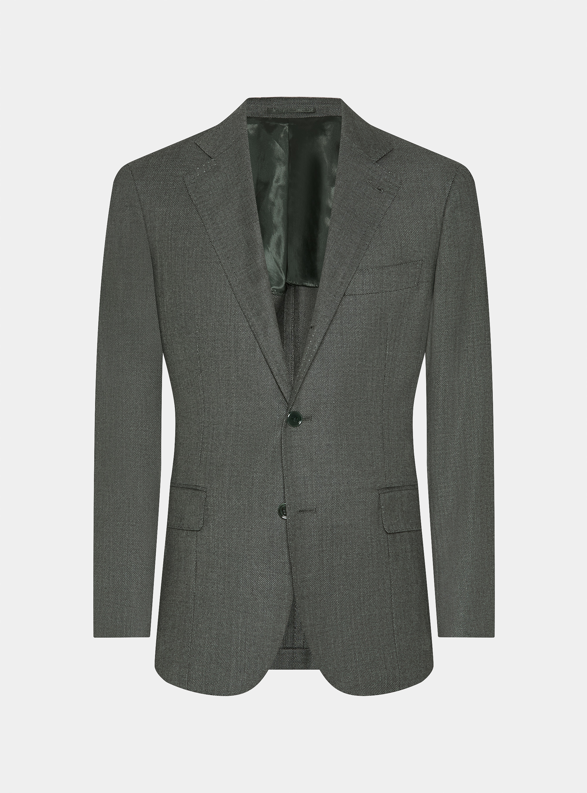 Partridge eye wool suit blazer Vitale Barberis Canonico, GREEN