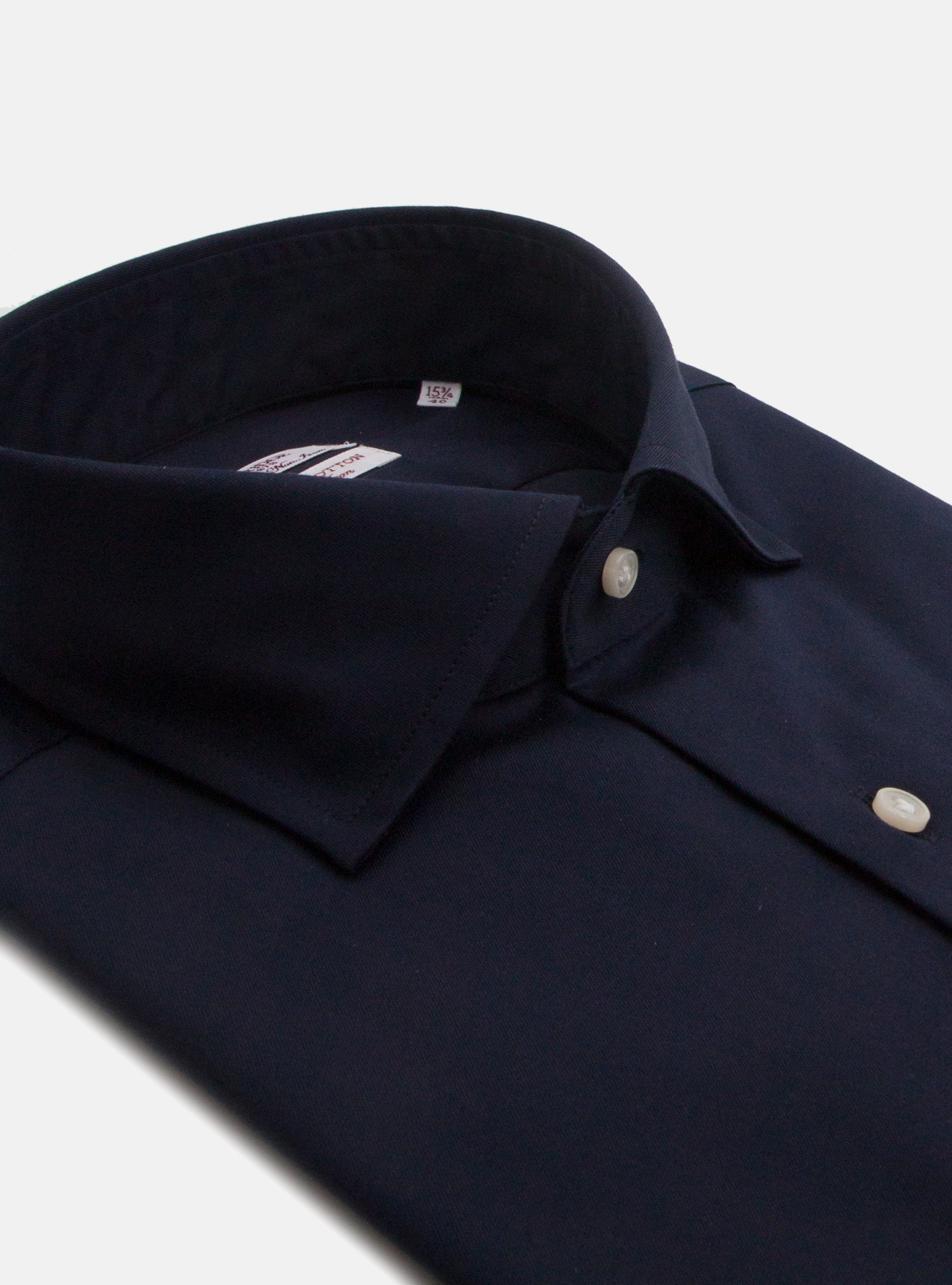 Klassisches Hemd mit bequemer Passform aus b&uuml;gelfreiem Twill, NAVY 0218C