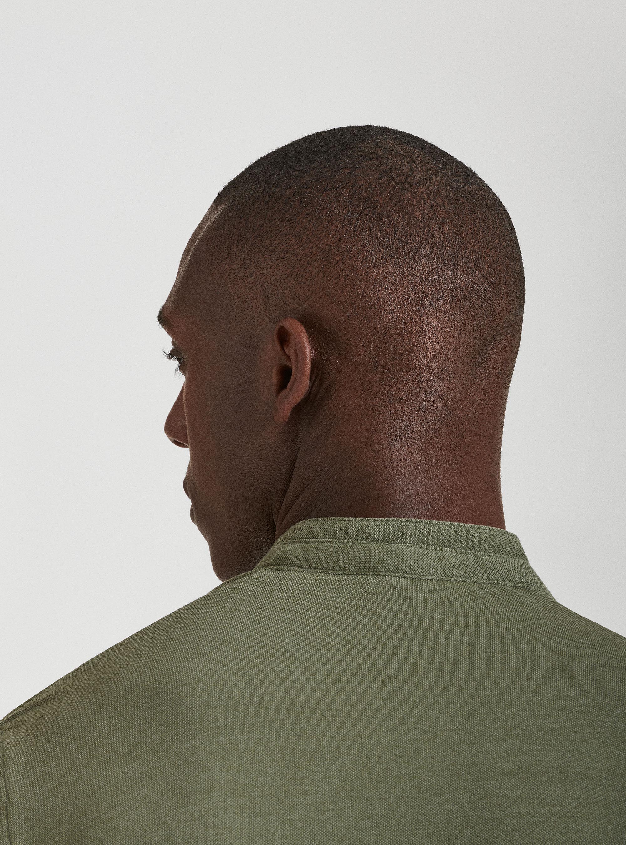 Polo coreana in piquet, SALVIA 0602C