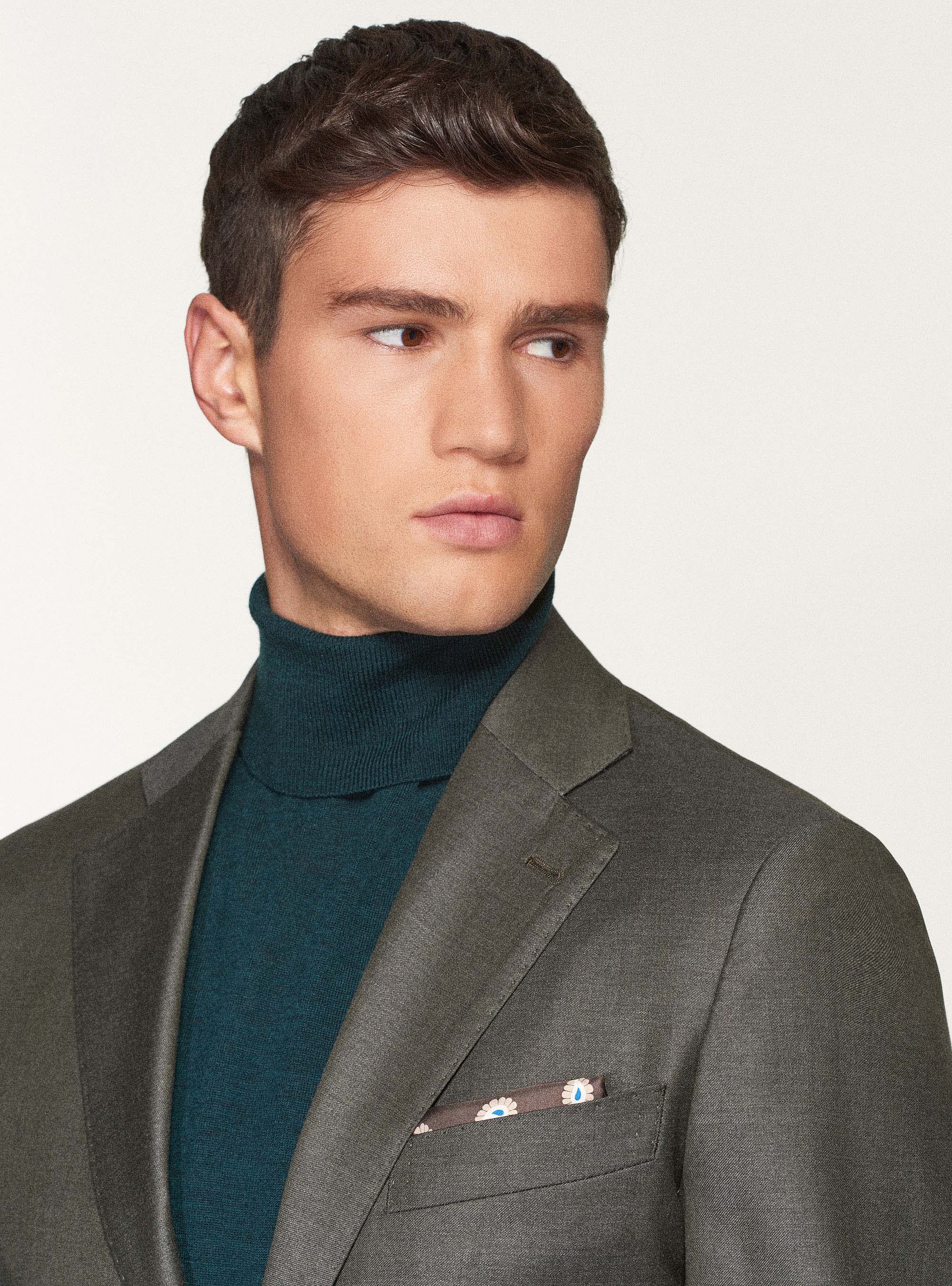 Giacca per abito in pura lana superfine 110's Vitale Barberis Canonico, VERDE