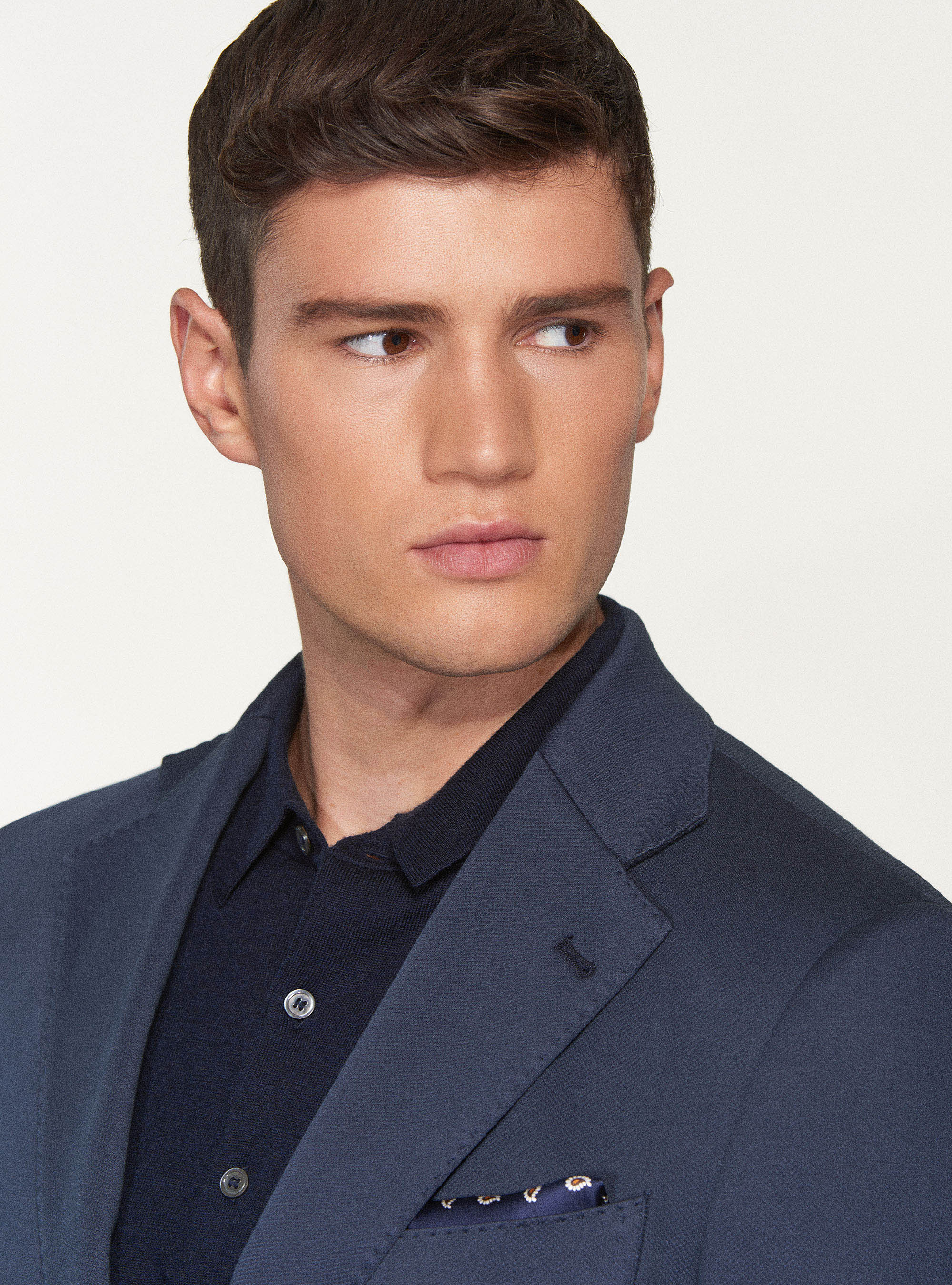 Stretch cotton blend jersey blazer | GutteridgeUK | Blazers Uomo