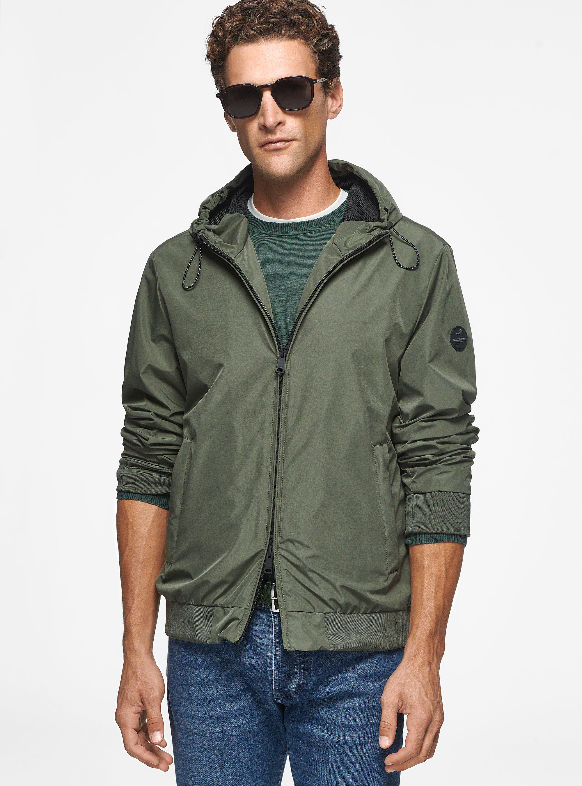 Gutteridge - Giubbino tecnico leggero, Unisex, Militare 0609c, Taglia: 46