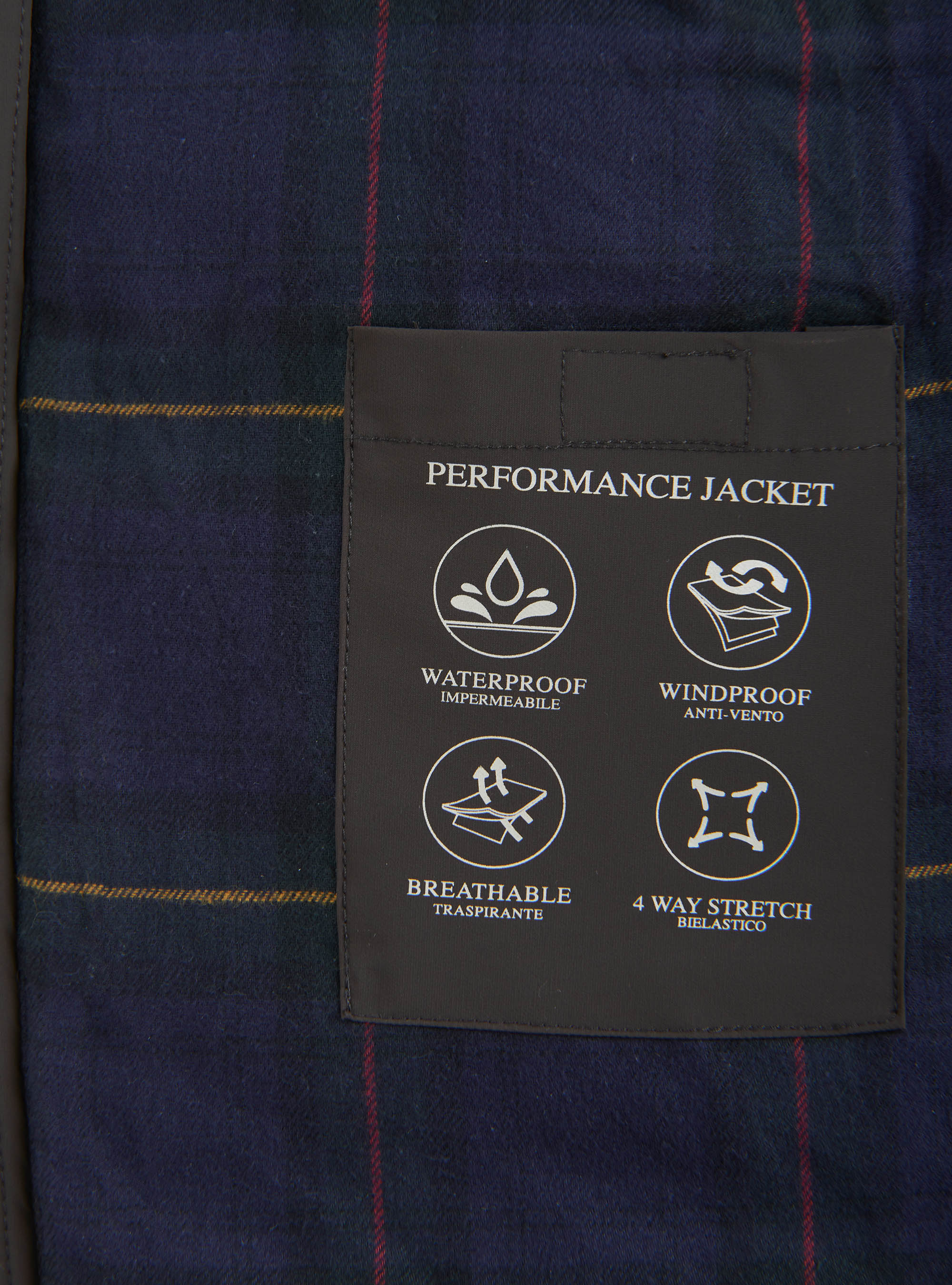 Bomber jacket in technical fabric with hood