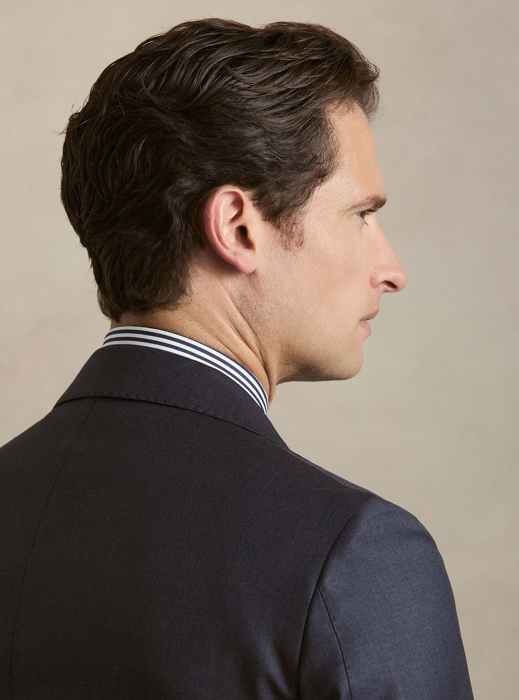 Pure wool suit jacket by Vitale Barberis Canonico, INK