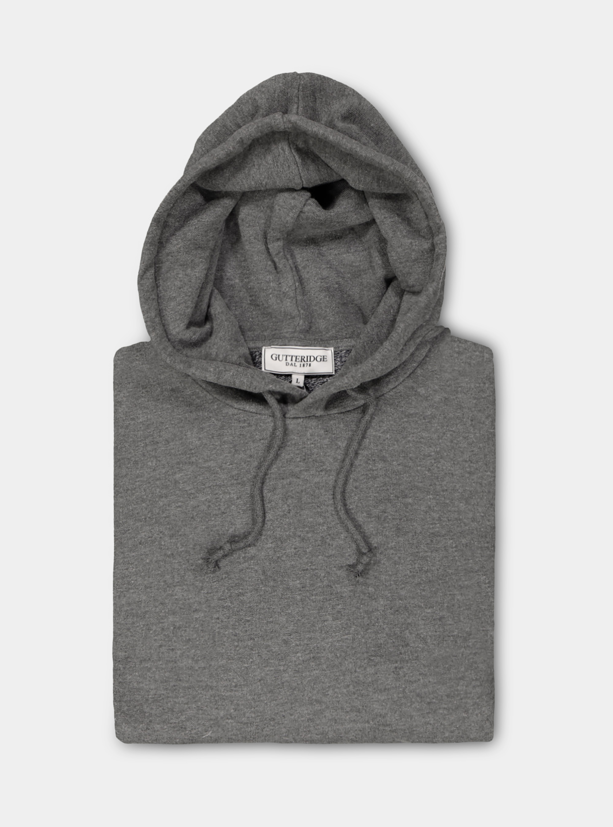 Sudadera con capucha de algod&oacute;n, GRIS MARENGO