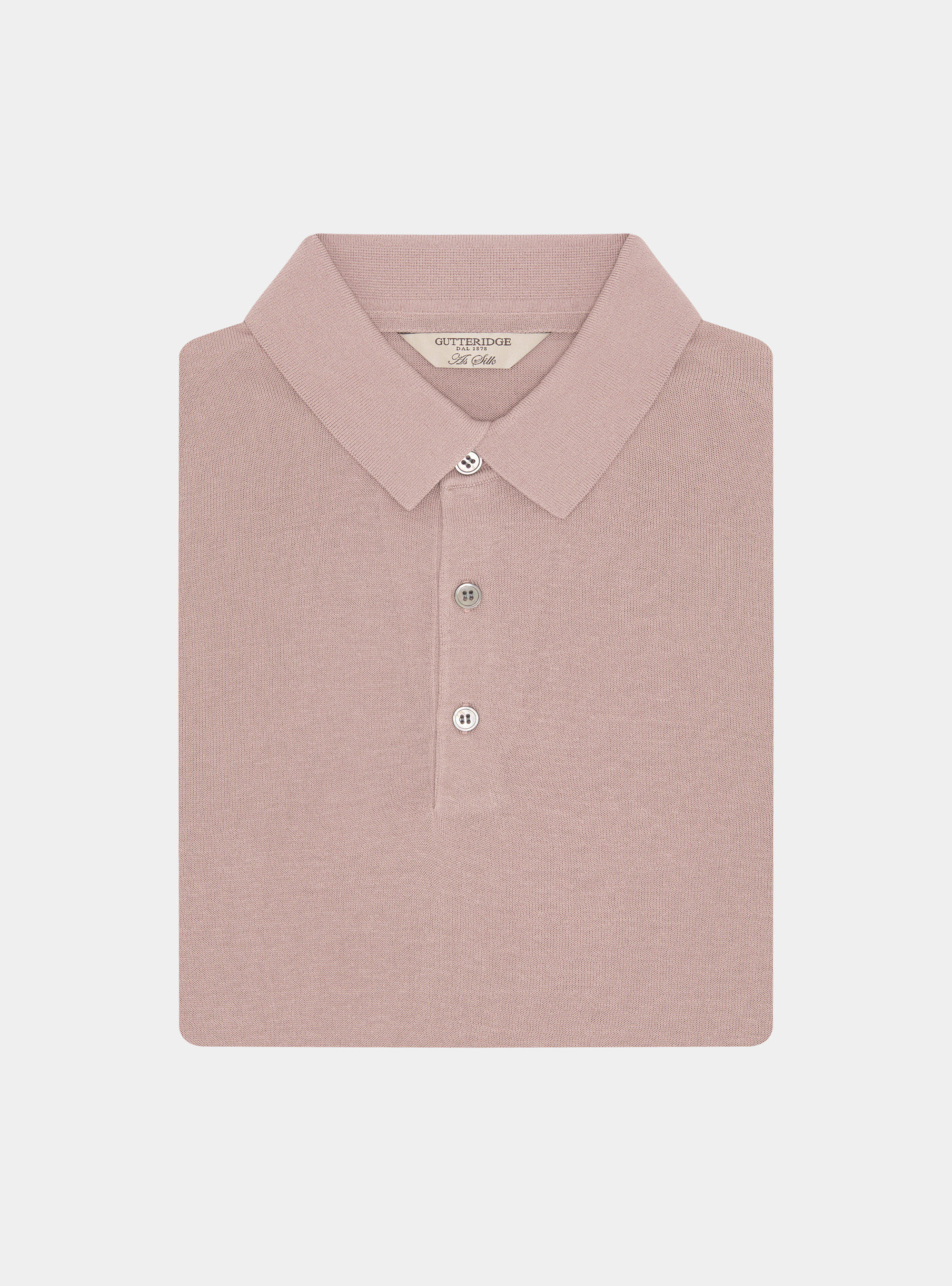 Polo en coton et soie, 0441C ROSA SCURO