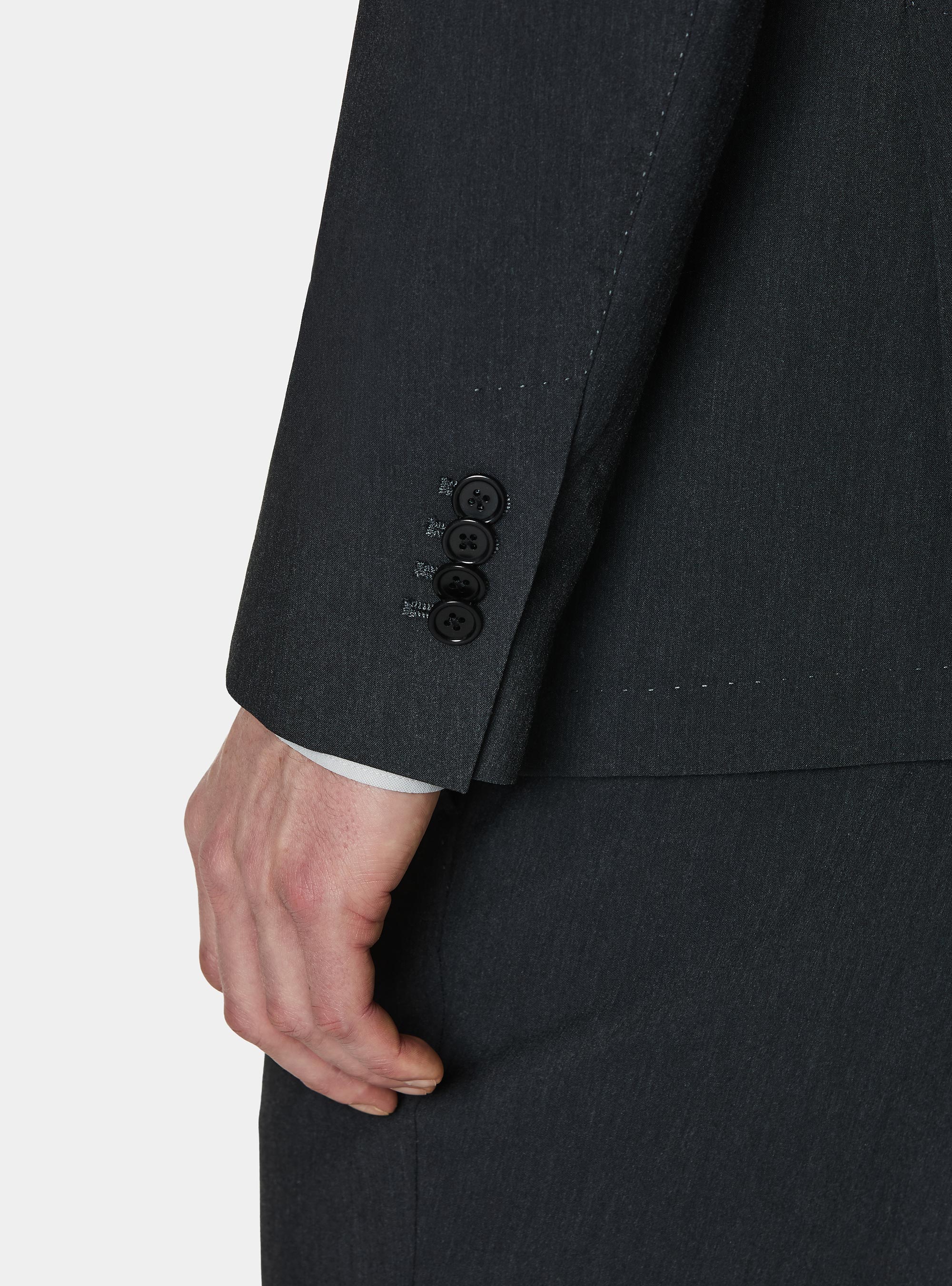 Americana de traje slim fit, GRIS MARENGO