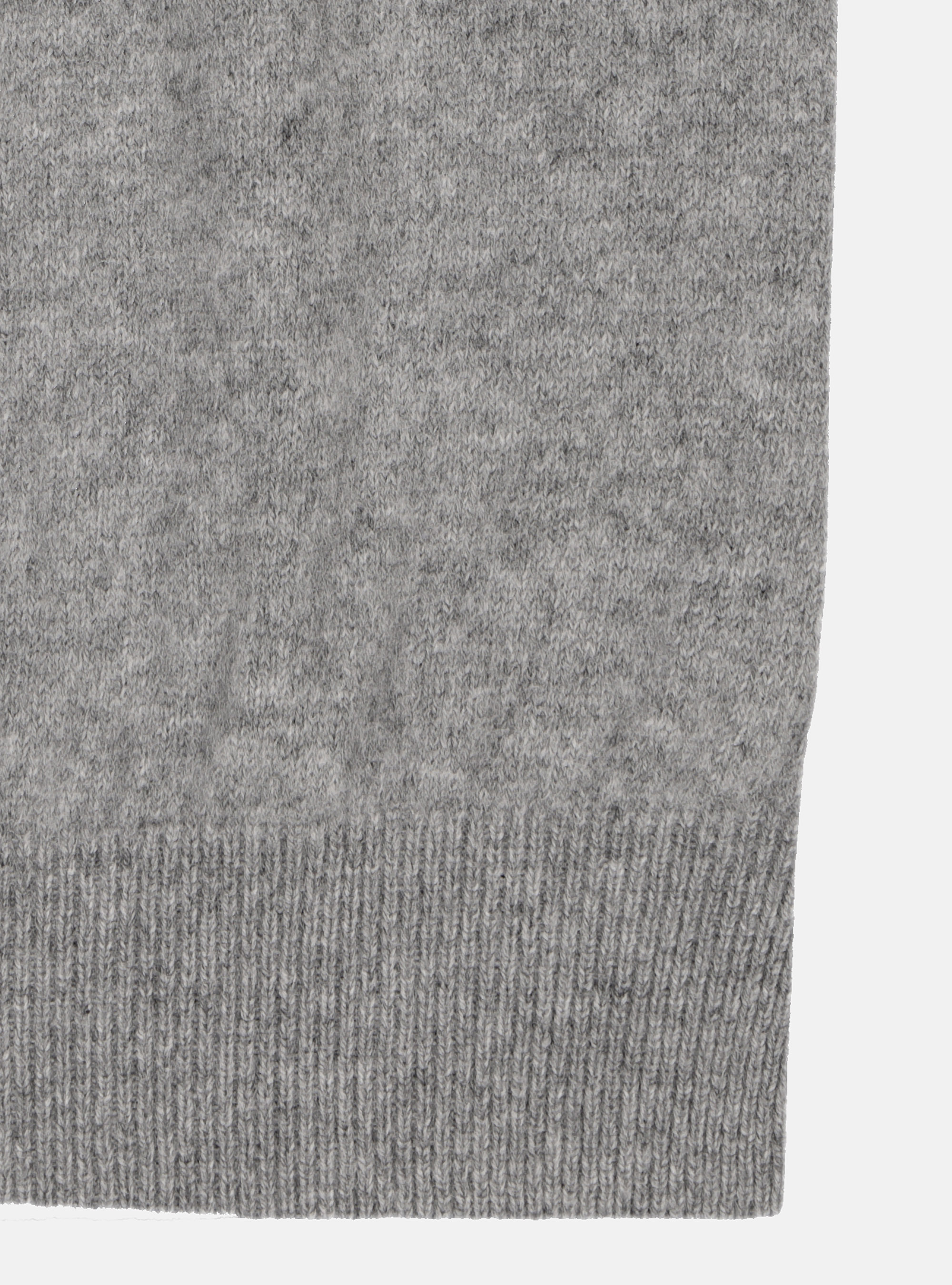 Maglia girocollo 100% cashmere, GRIGIO CHIARO MELANGE