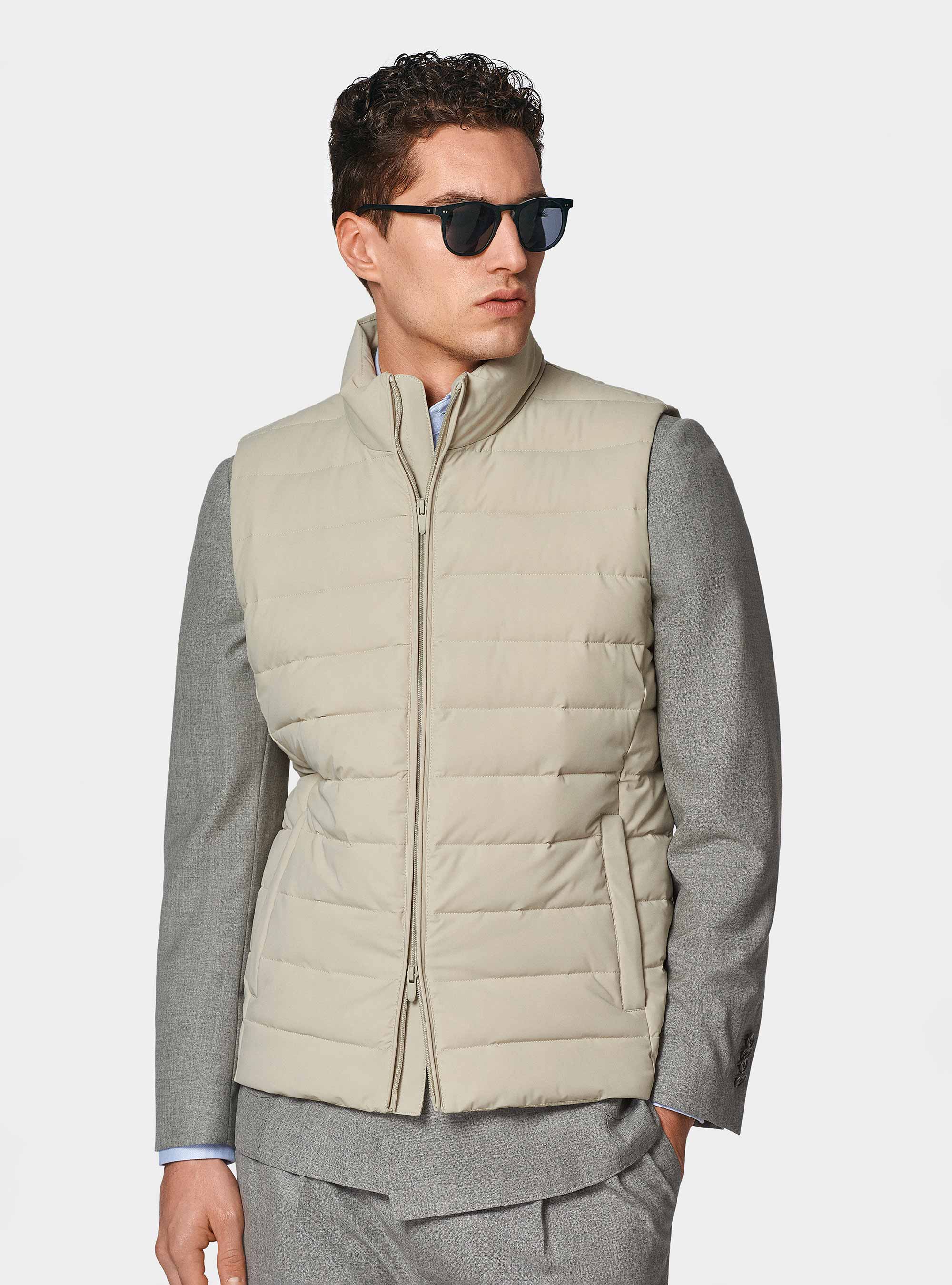 Smanicato trapuntato, ECRU