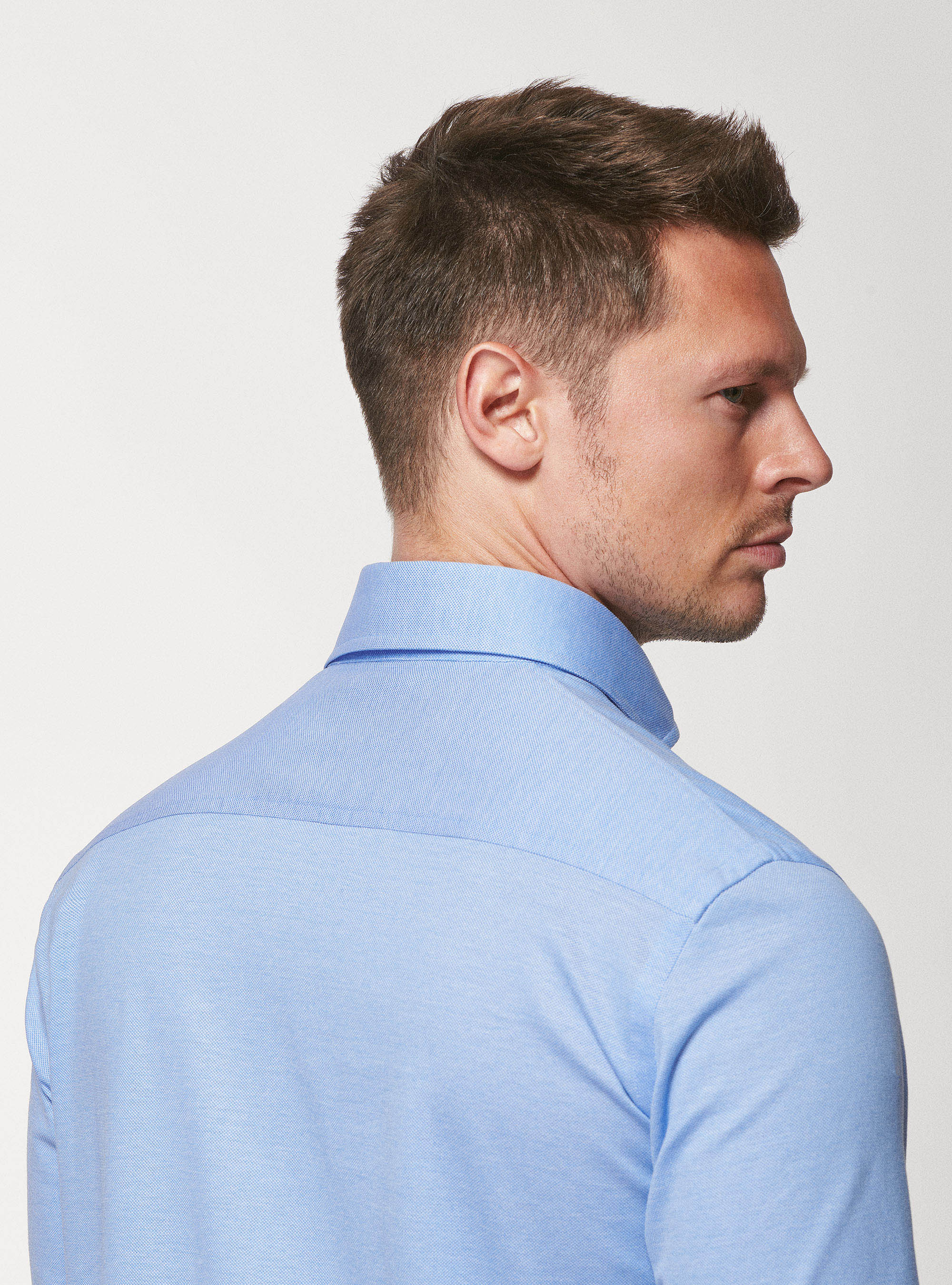 Piqué polo shirt, LIGHT BLUE