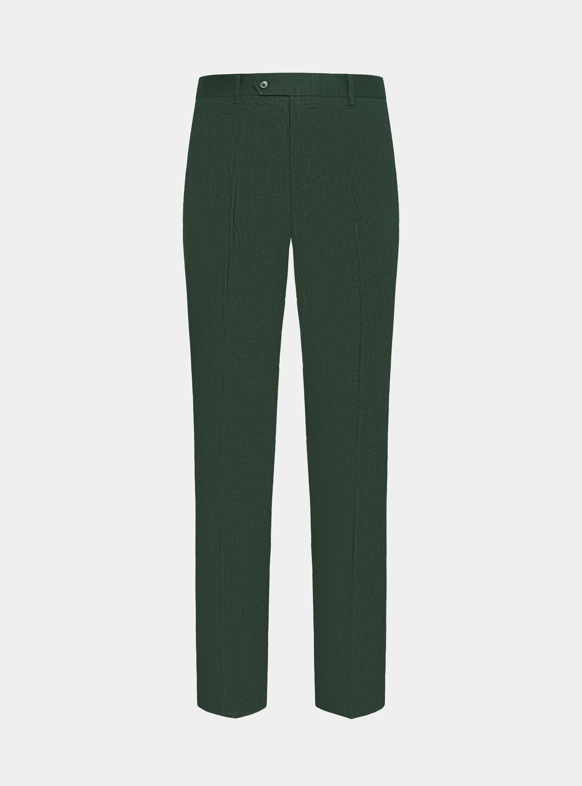 Pantaloni abito in puro lino, VERDE