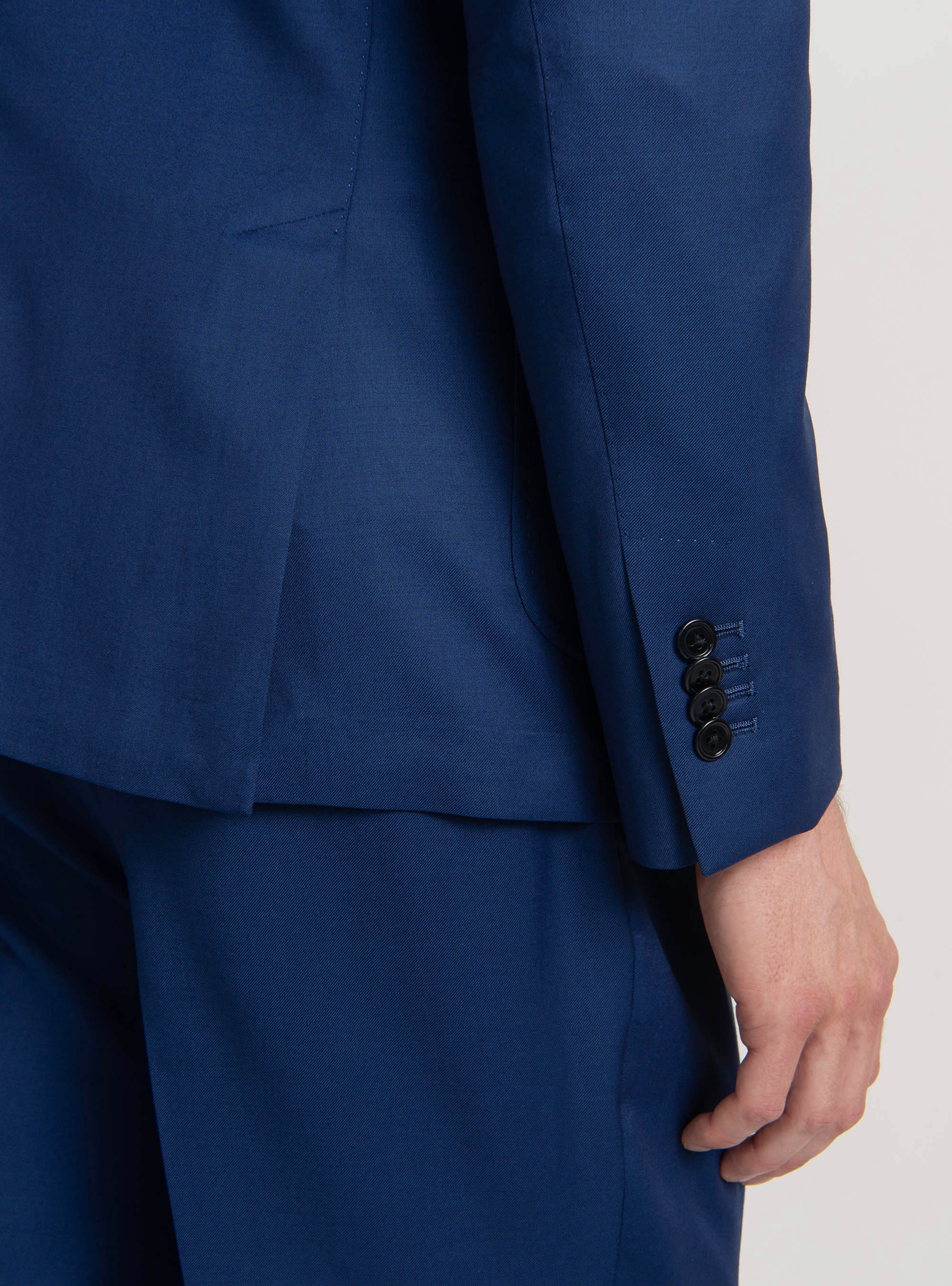 Reda superfine 110's wool suit blazer, BASALT