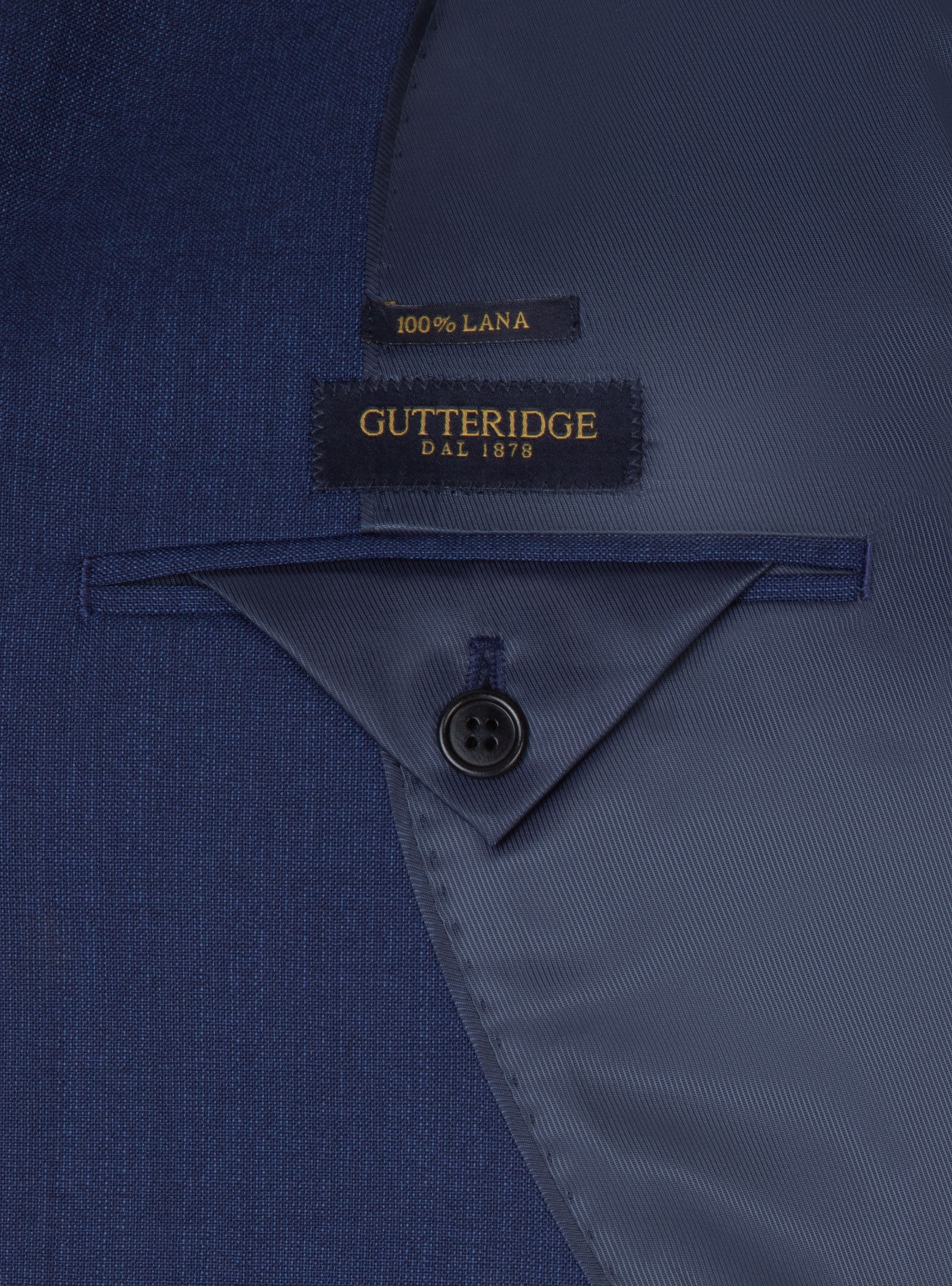 Giacca per abito in pura lana tessuto Vitale Barberis Canonico, BLU