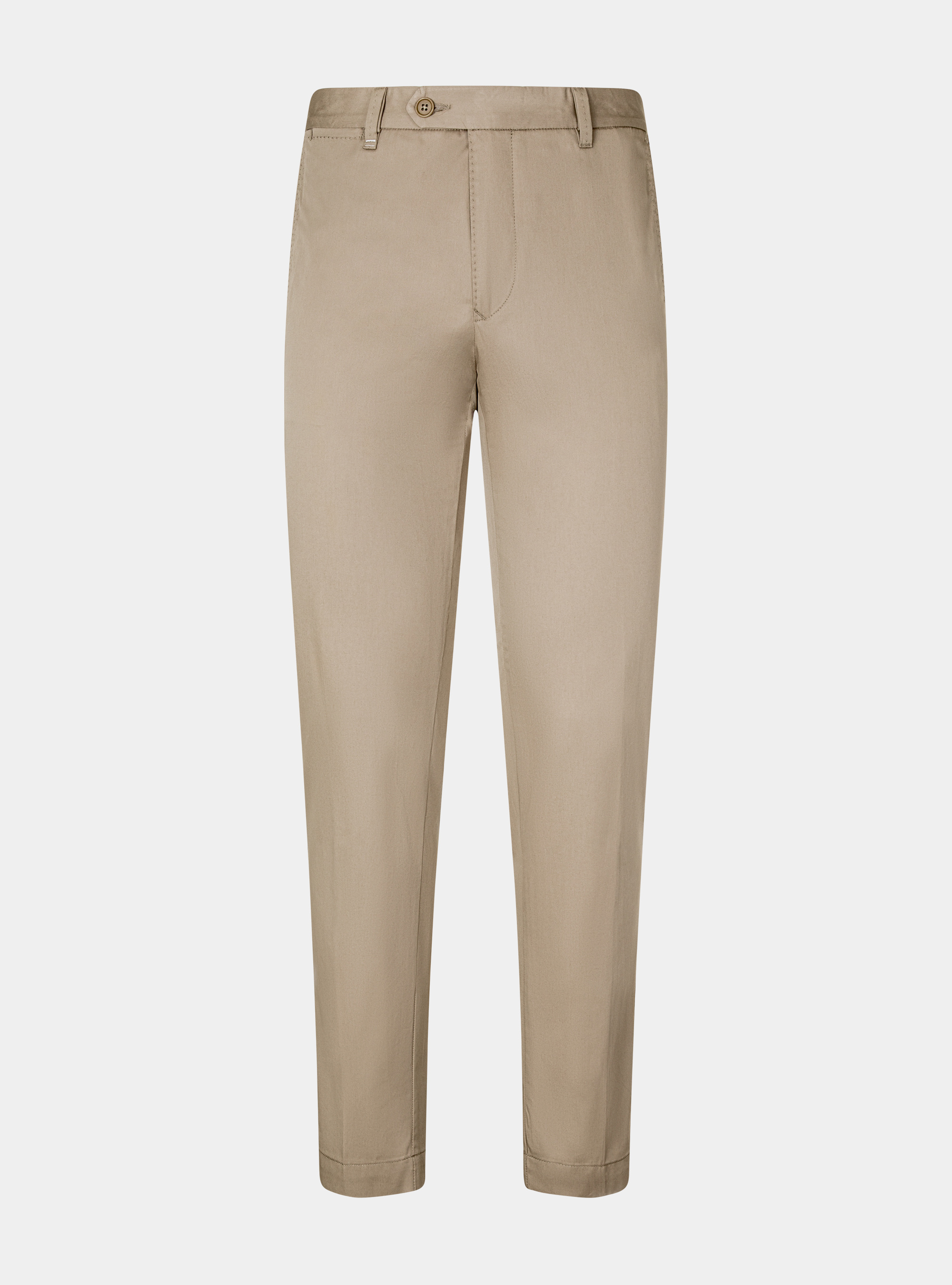 Pantaloni slim fit in twill leggero, FANGO