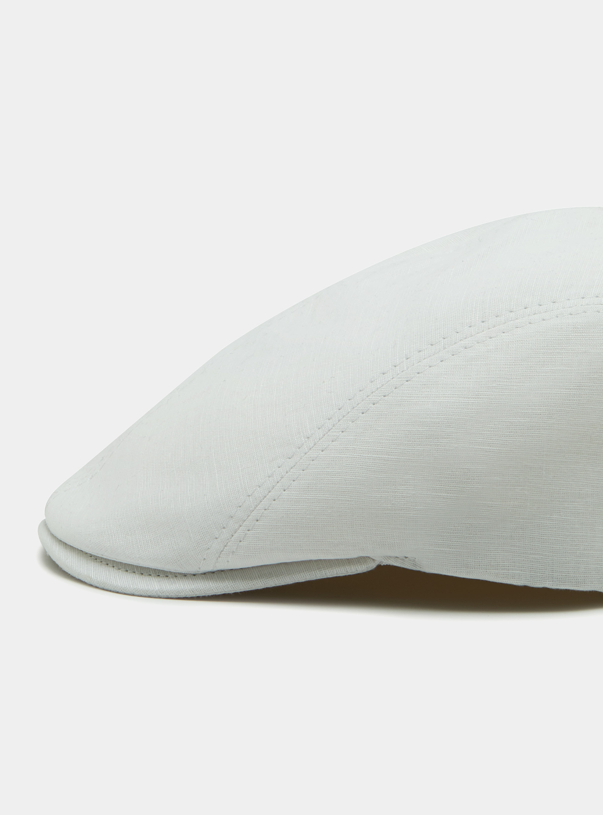 Coppola in puro lino tinta unita, BIANCO