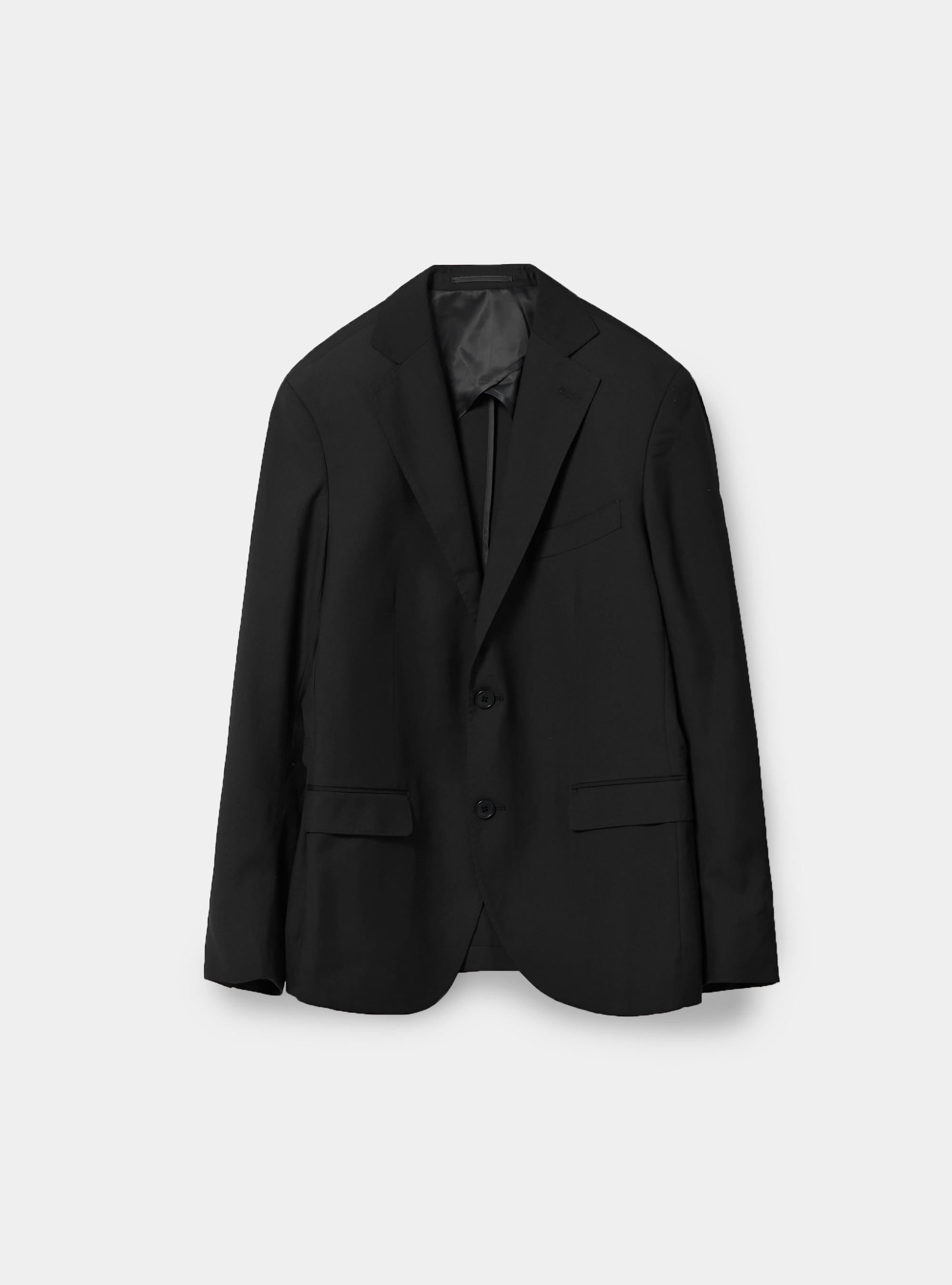 Gutteridge - Americana de traje de sarga, Unisex, Negro, Talla: 48