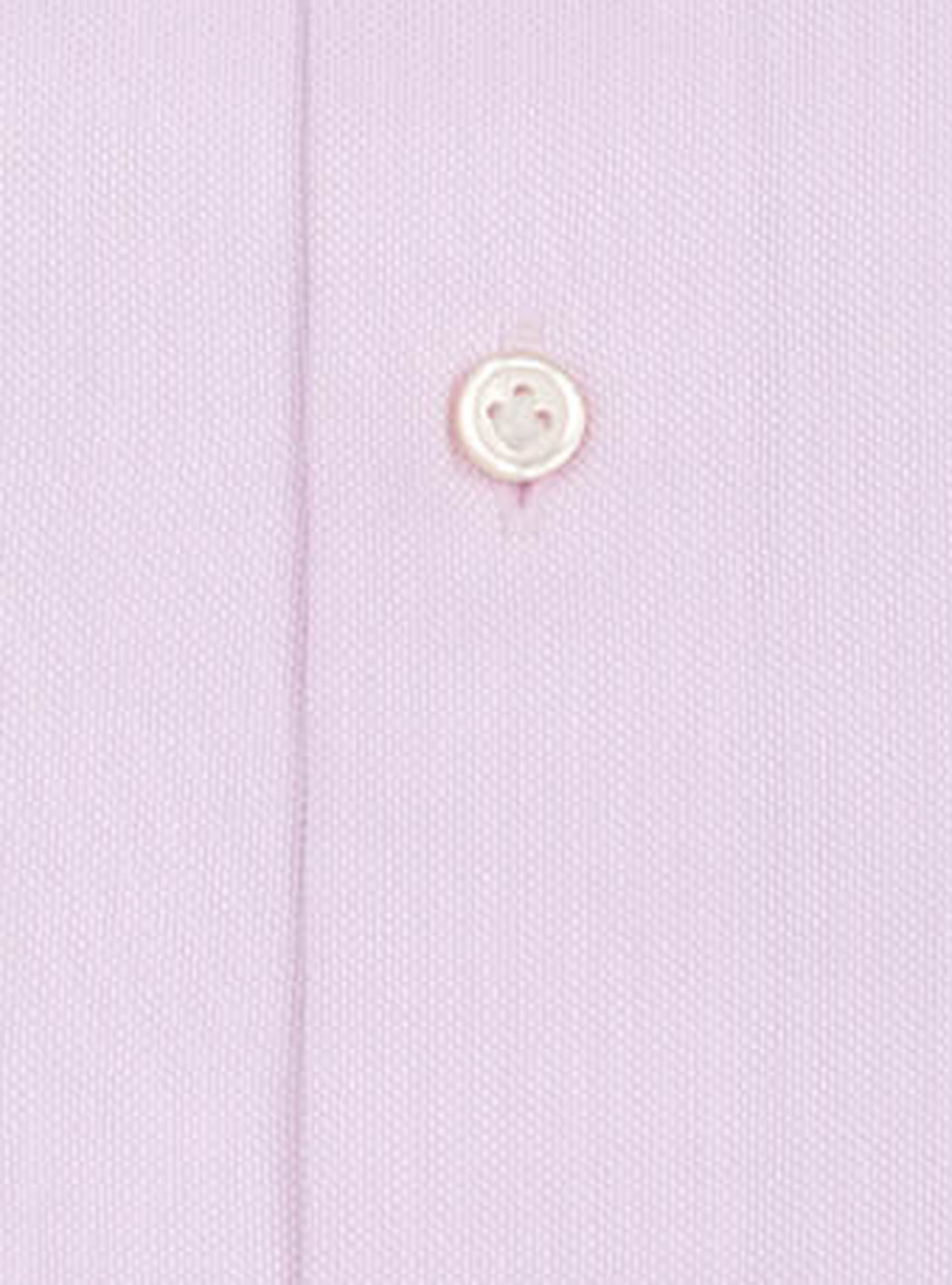 Camicia collo francese semiaperto in oxford, ROSA