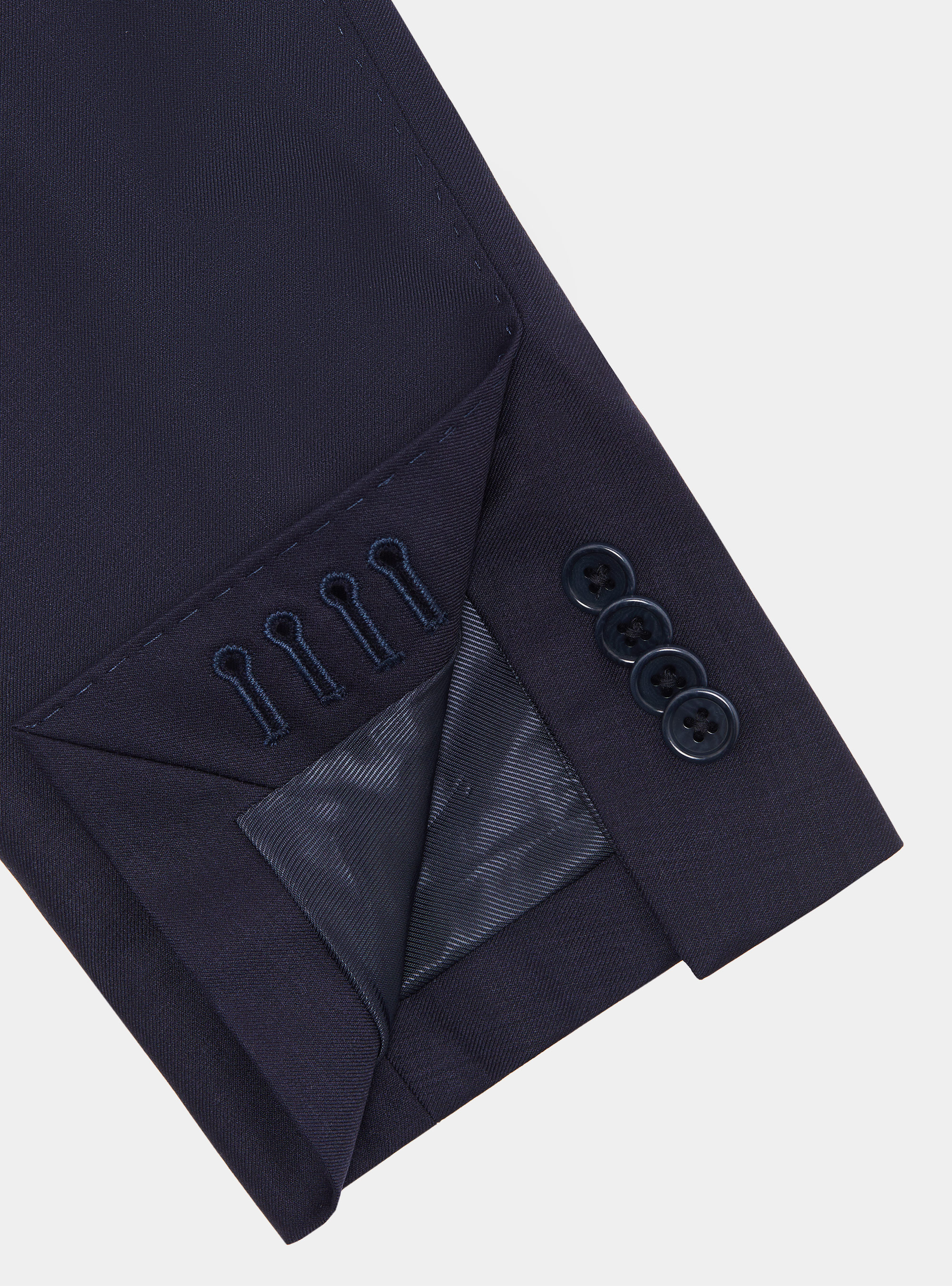 Americana para traje de pura lana superfina 120's, AZUL MARINO