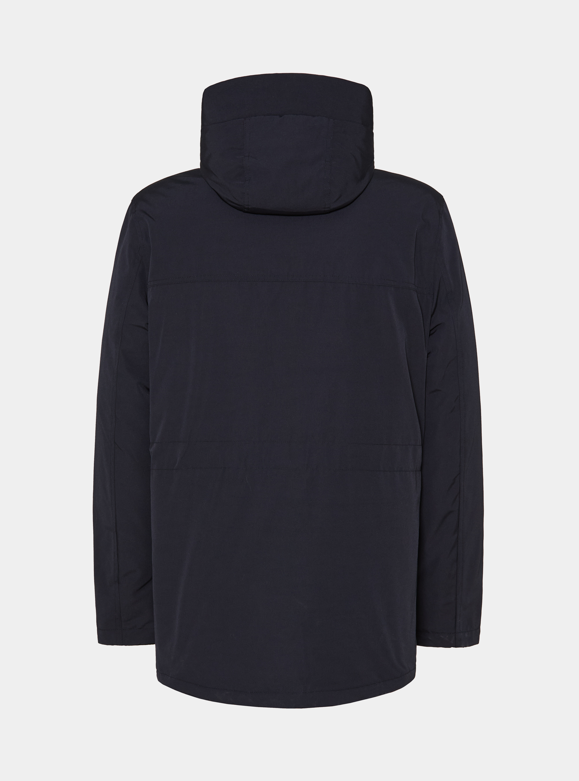 Parka acolchada con capucha, AZUL MARINO