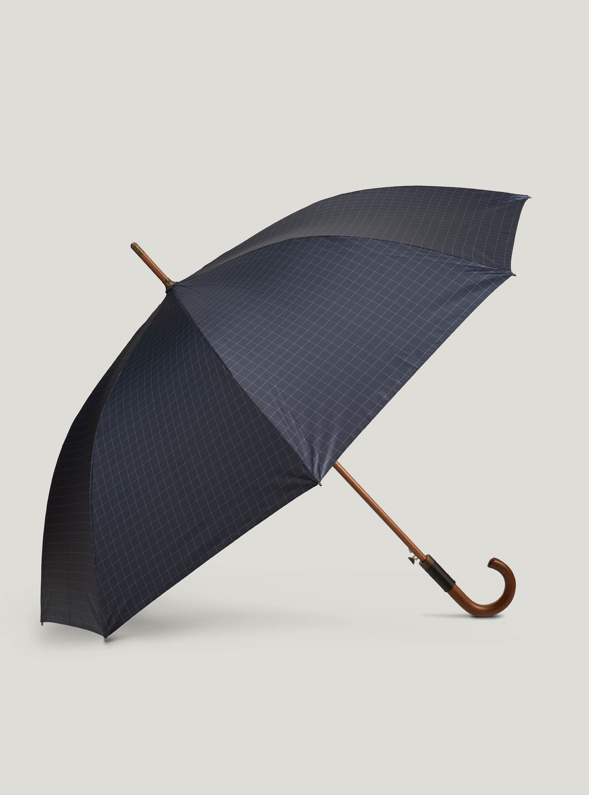 Checkered umbrella, BLUE