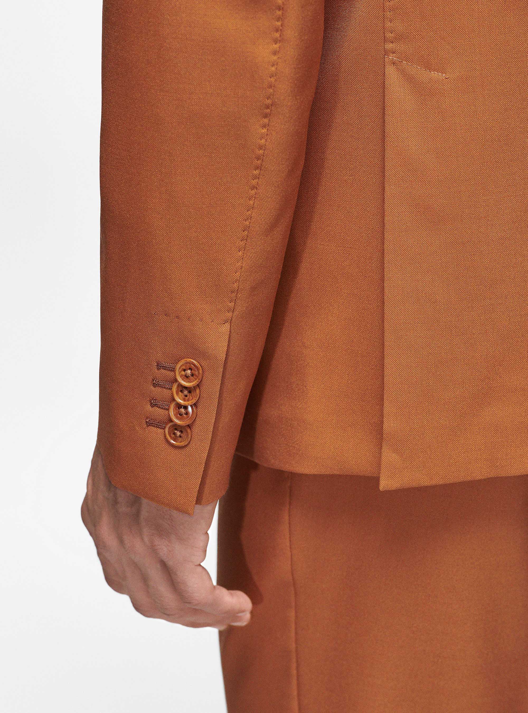 Giacca in pura lana Vitale Barberis Canonico, 0522C CARAMELLO