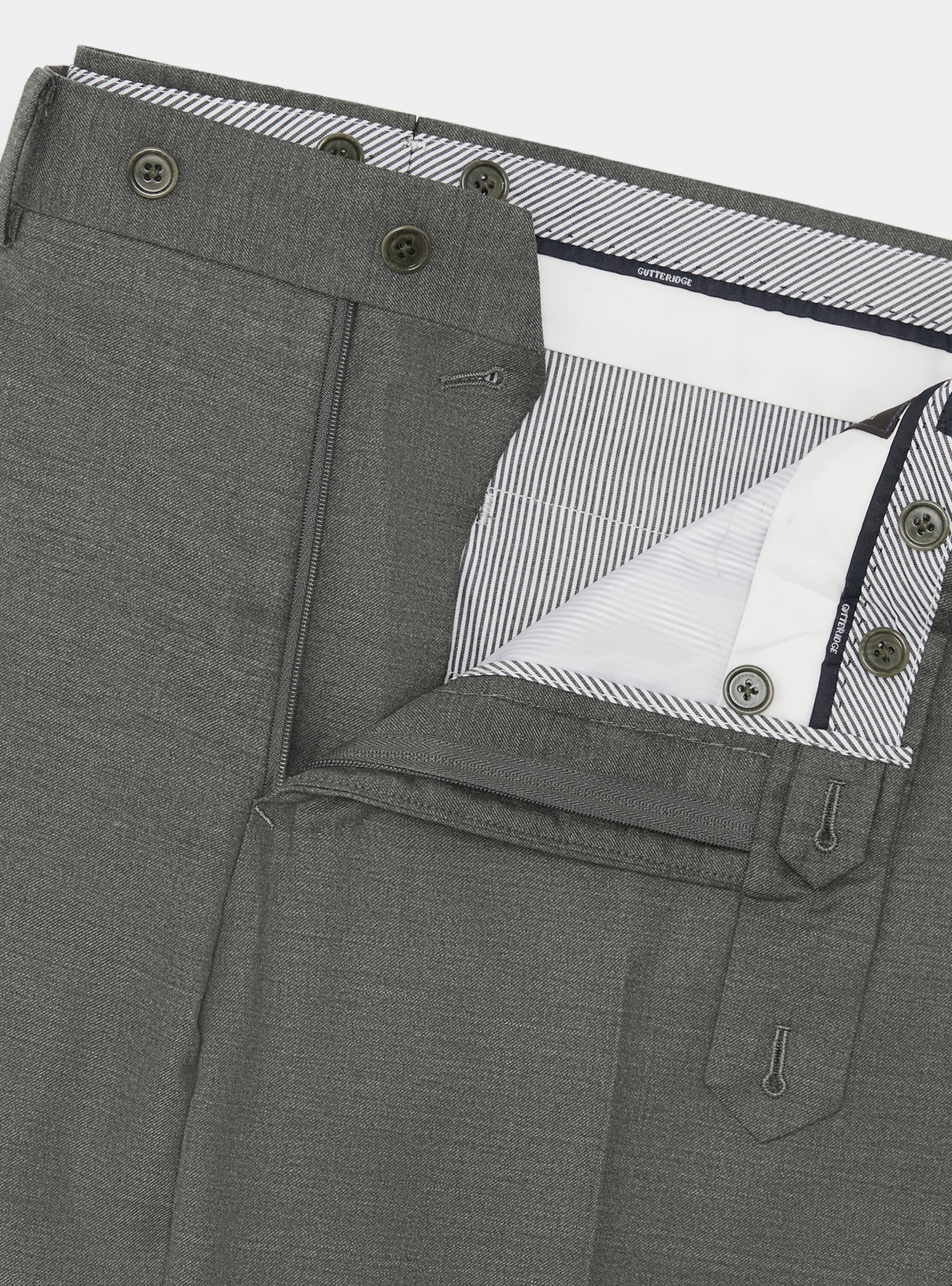 Pantalon de costume en pure laine Vitale Barberis Canonico, VERT