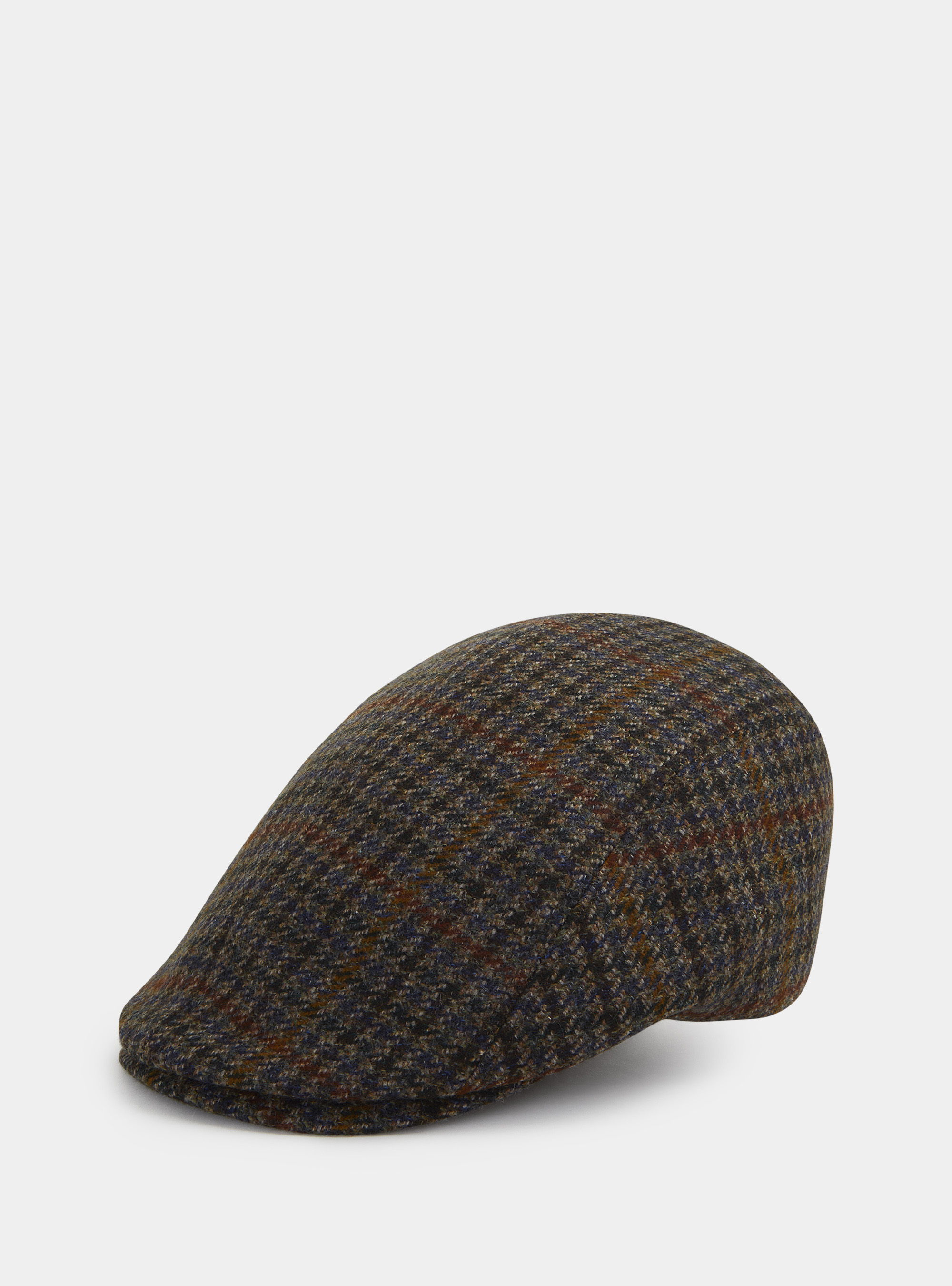 Houndstooth hat in pure wool and cashmere, MUD
