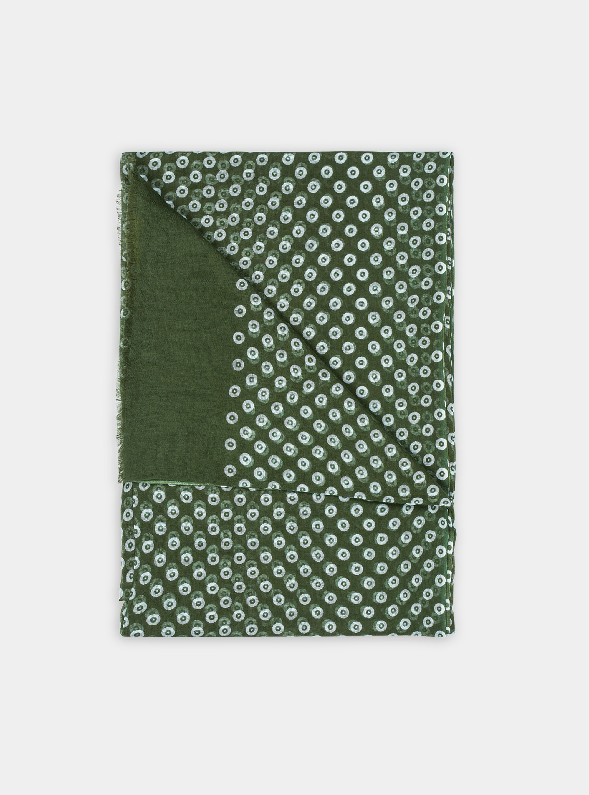 Fancy cotton scarf, GREEN
