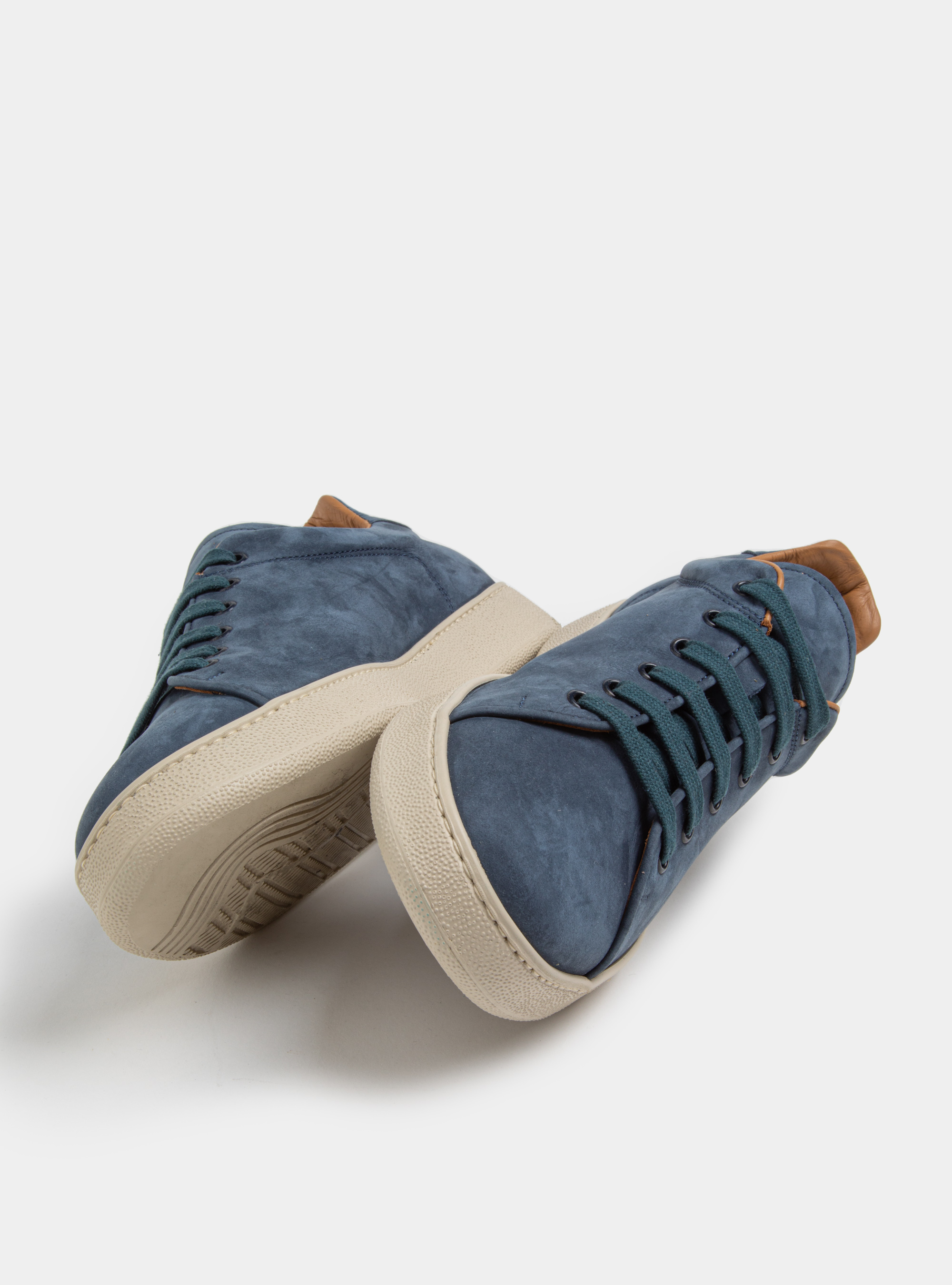 Sneakers en nabuk, BLEU MARINE